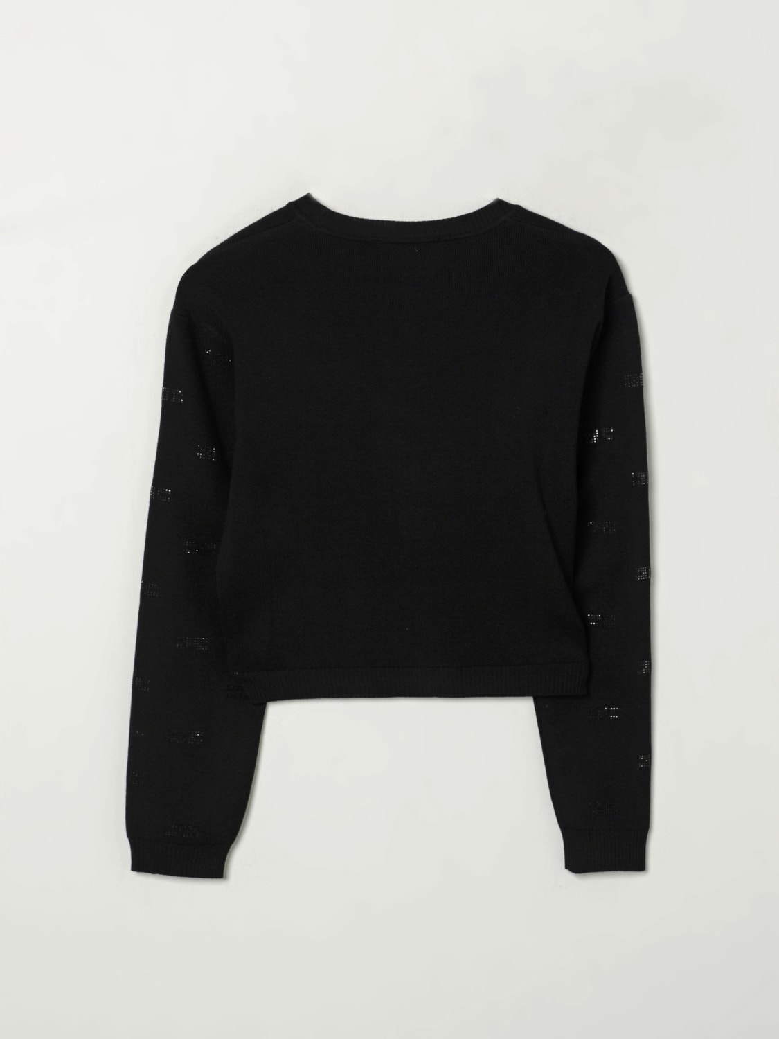 ELISABETTA FRANCHI LA MIA BAMBINA SWEATER: Jacket kids Elisabetta Franchi La Mia Bambina, Black - Img 2