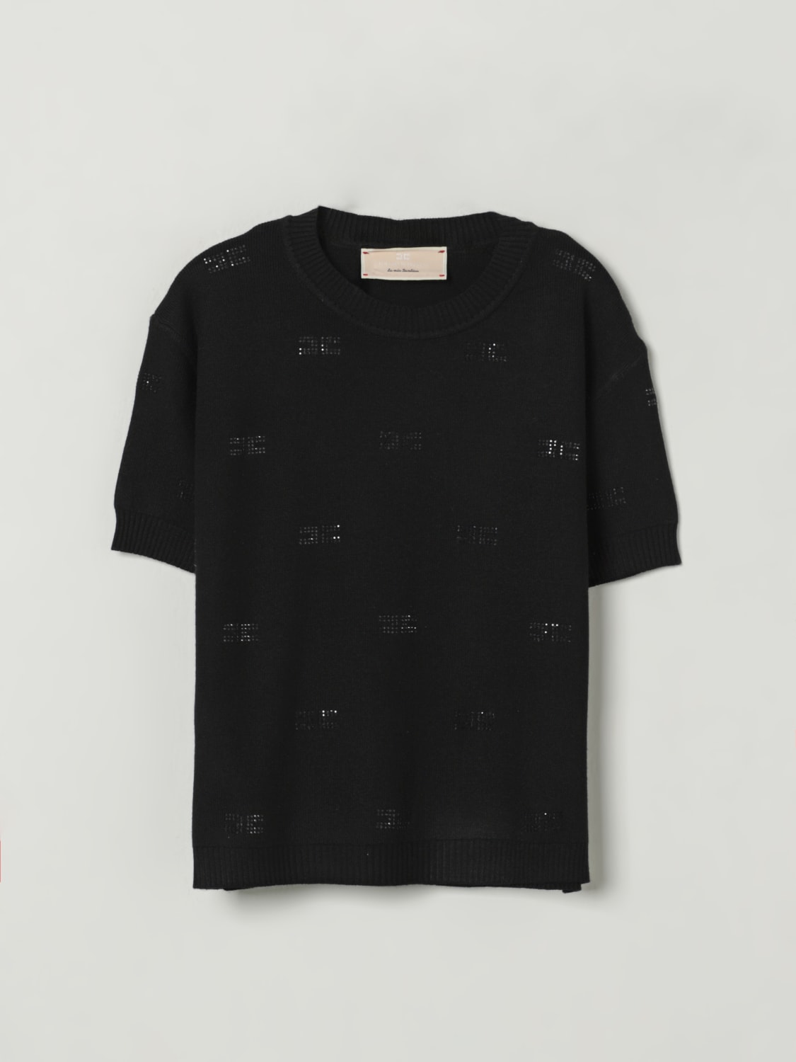 ELISABETTA FRANCHI LA MIA BAMBINA PULLOVER: Pullover kinder Elisabetta Franchi La Mia Bambina, Schwarz - Img 1