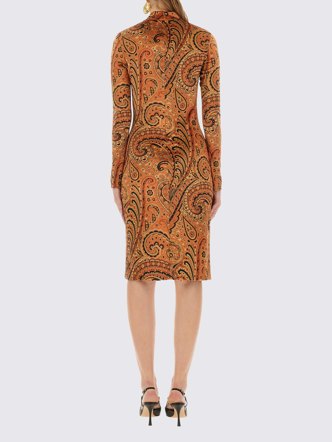 ETRO DRESS: Dress woman Etro, Orange - Img 3