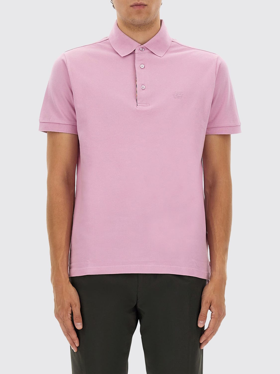 ETRO POLO SHIRT: Polo shirt men Etro, Pink - Img 1