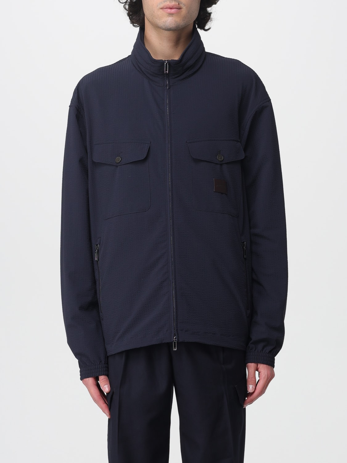 EMPORIO ARMANI JACKET: Jacket men Emporio Armani, Blue - Img 1