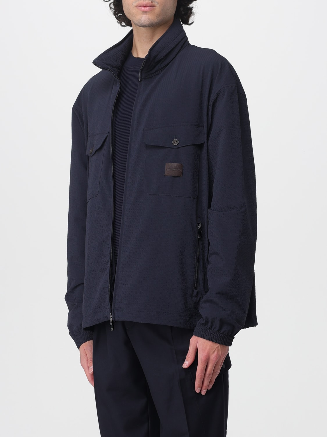 EMPORIO ARMANI JACKET: Jacket men Emporio Armani, Blue - Img 3