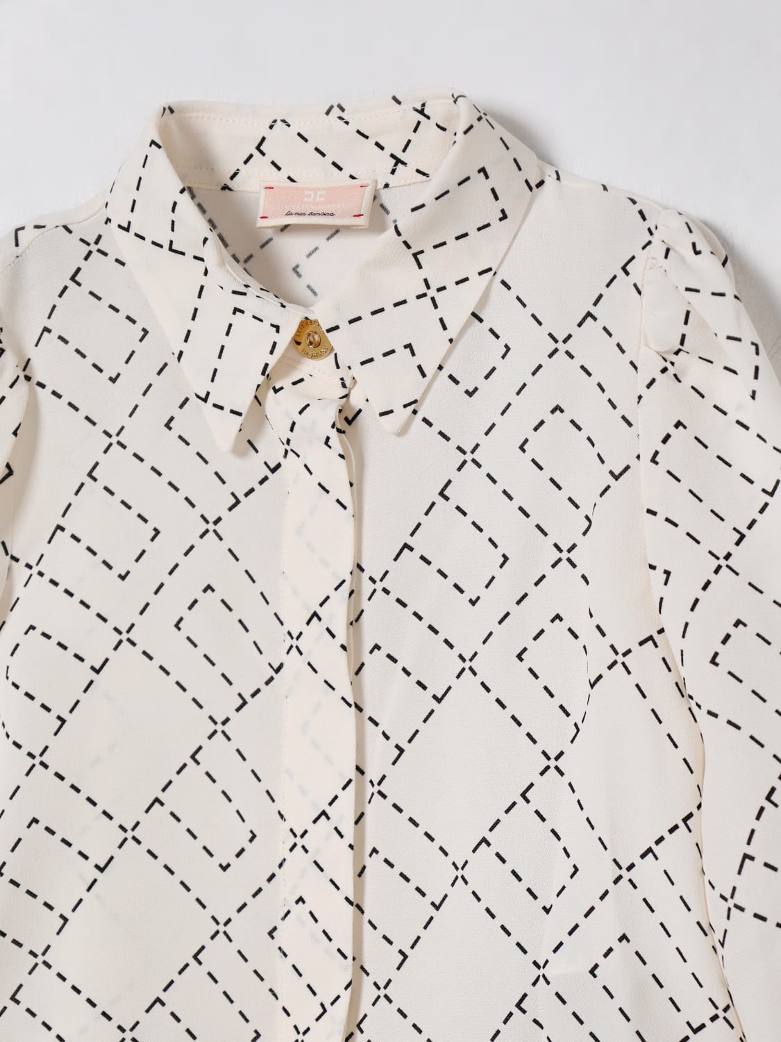 ELISABETTA FRANCHI LA MIA BAMBINA CAMISA: Camisa niños Elisabetta Franchi La Mia Bambina, Negro - Img 3