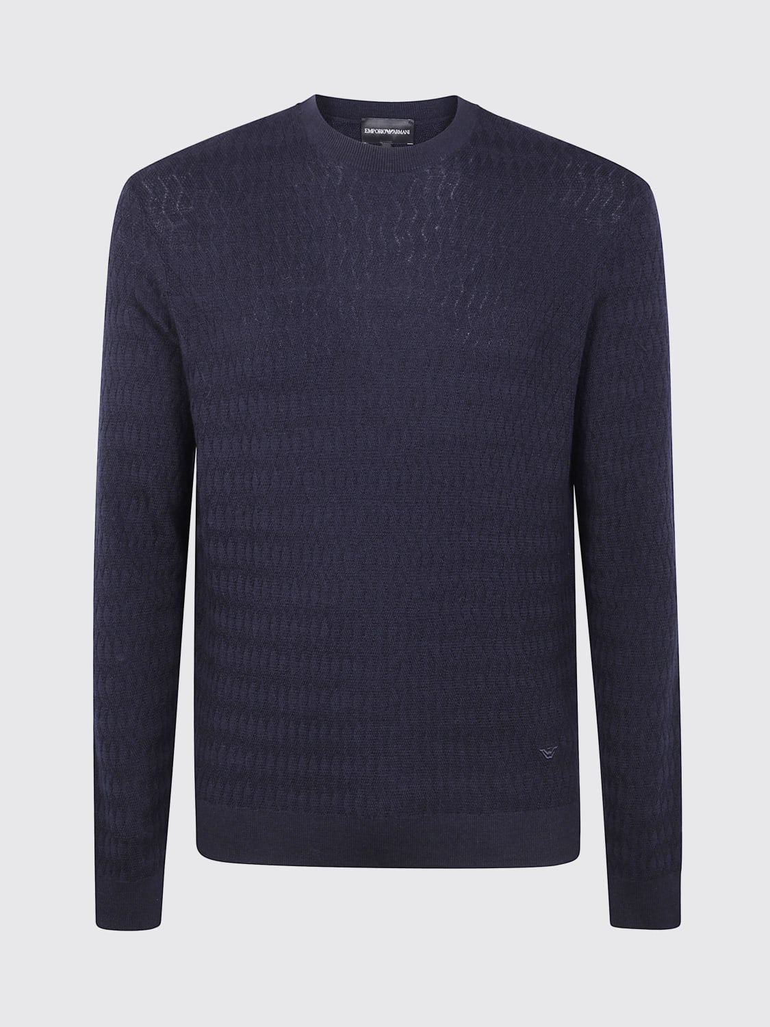 EMPORIO ARMANI SWEATER: Sweater men Emporio Armani, Blue 1 - Img 1