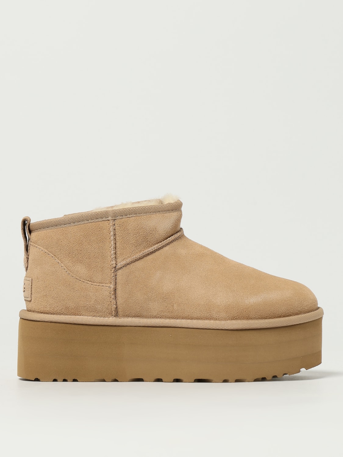 UGG BOTAS: Botines planos mujer UGG, Arena - Img 1