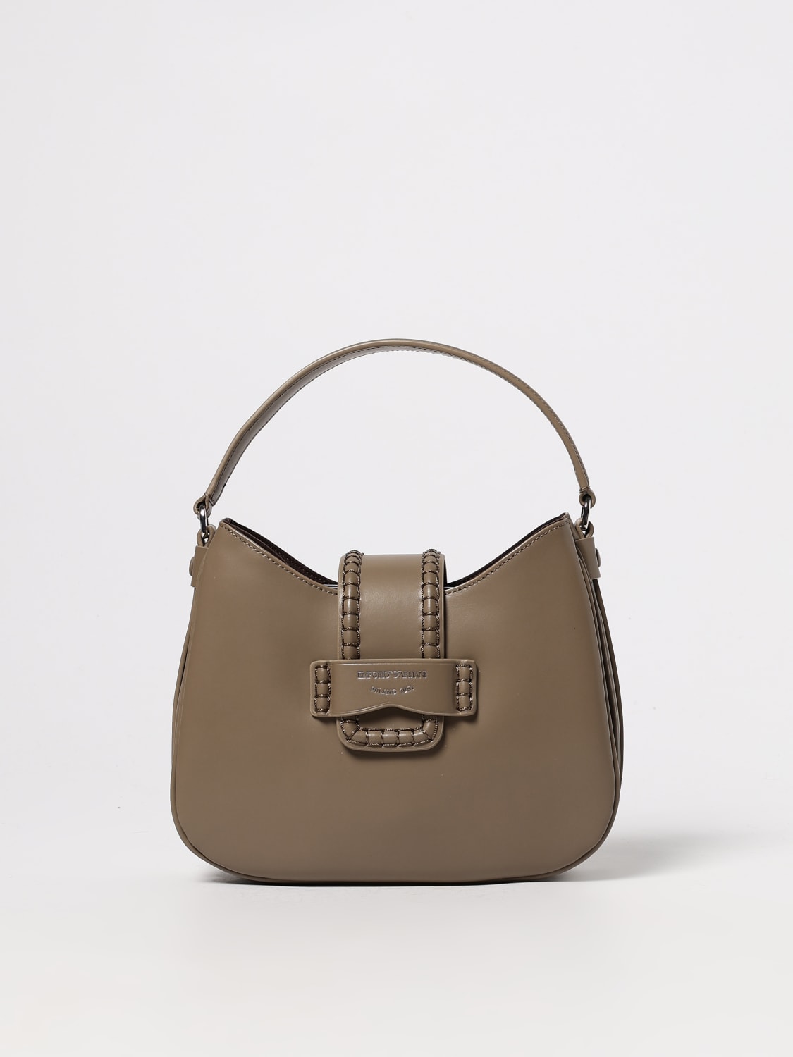 EMPORIO ARMANI MINI BOLSO: Bolso de hombro mujer Emporio Armani, Gris - Img 1
