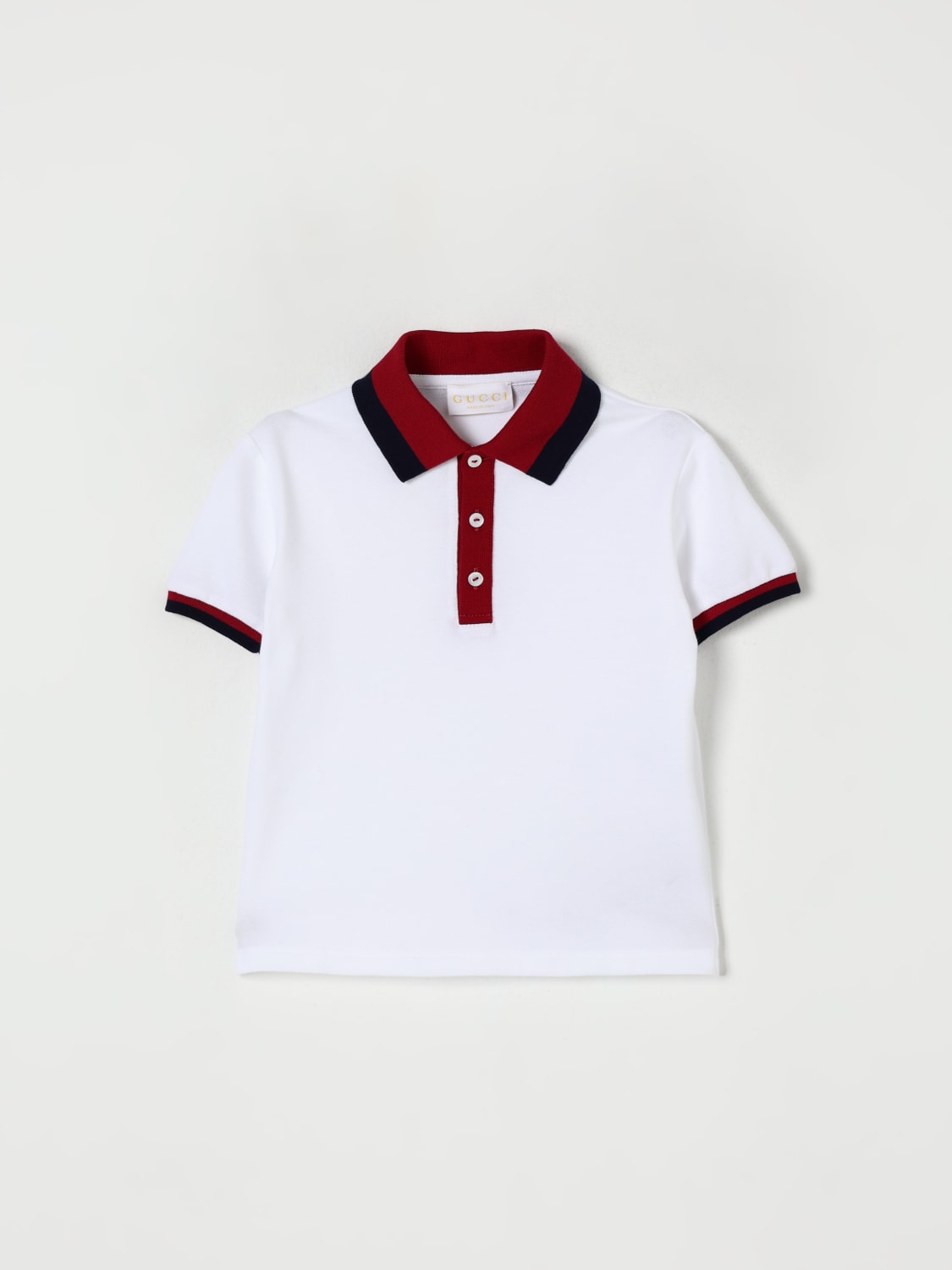 GUCCI T-SHIRT: T-shirt kids Gucci, White - Img 1