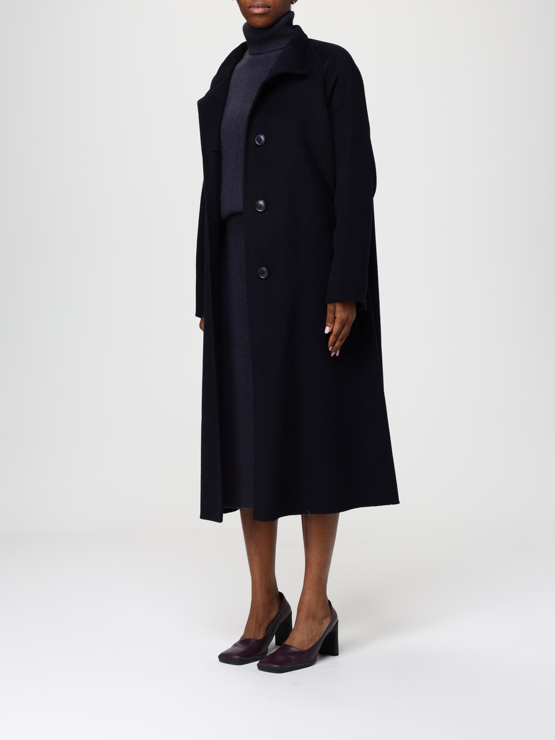 EMPORIO ARMANI MANTEL: Mantel damen Emporio Armani, Blau - Img 3