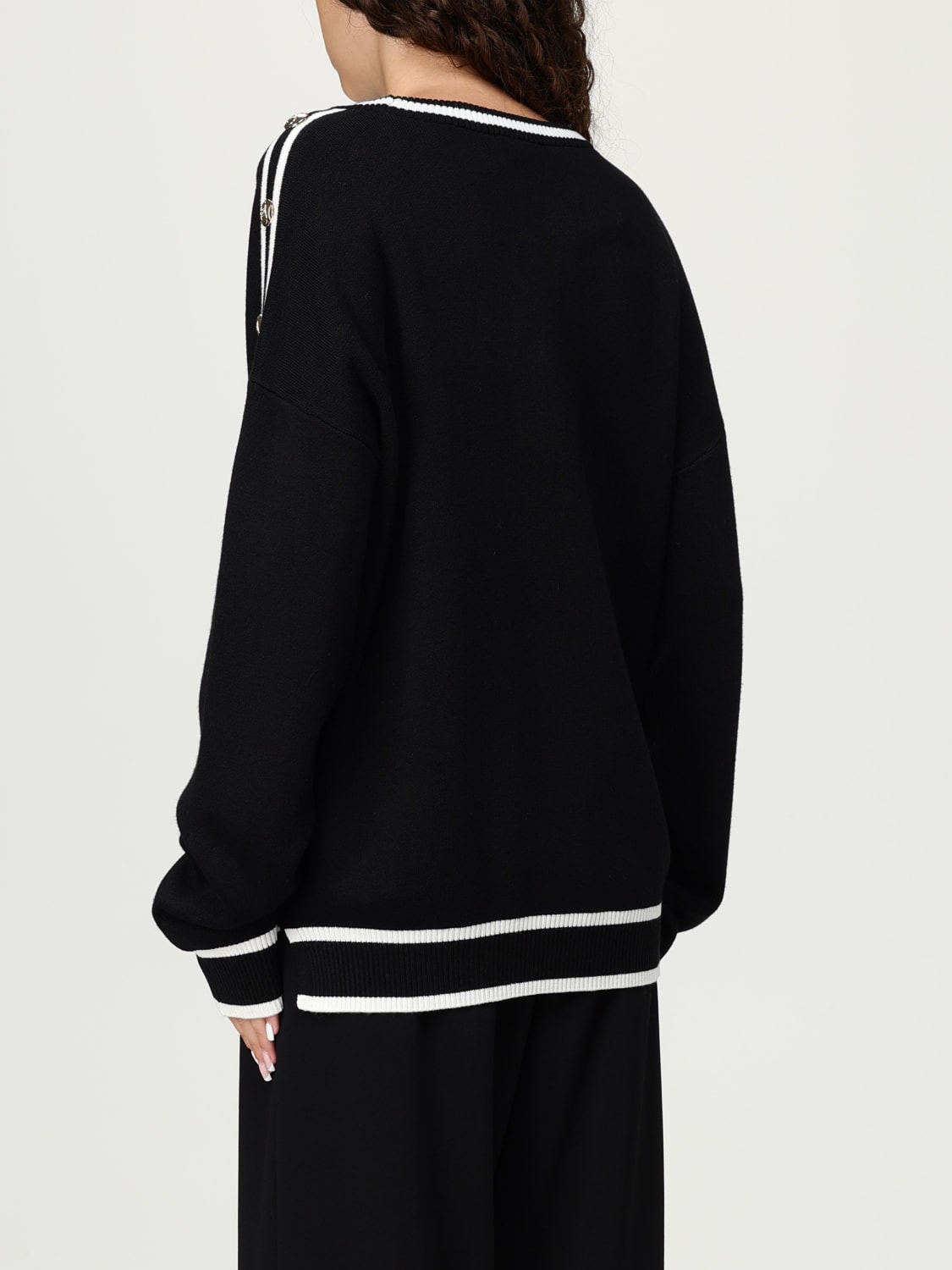 LIU JO SWEATER: Sweater woman Liu Jo, Black - Img 2