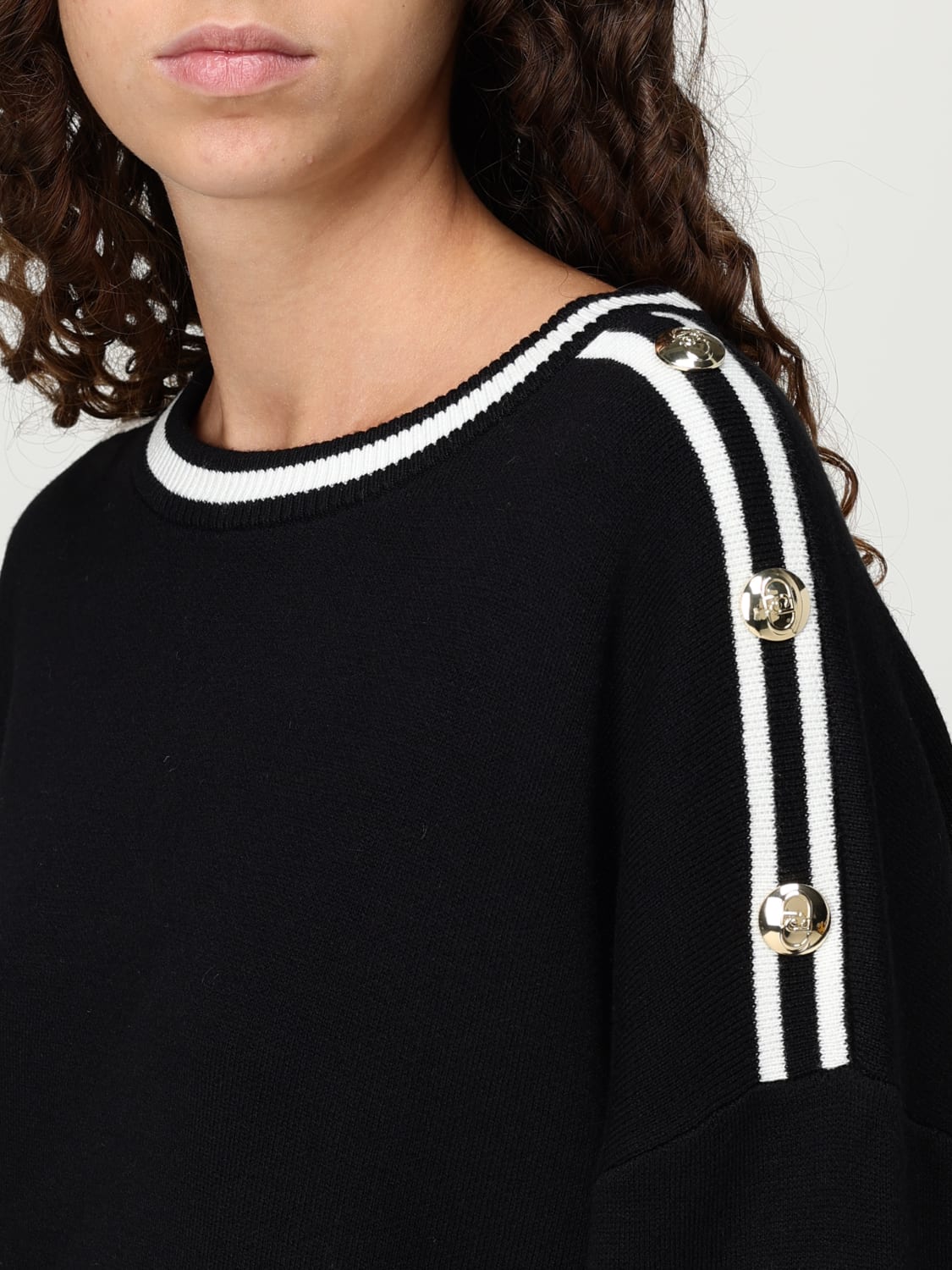 LIU JO SWEATER: Sweater woman Liu Jo, Black - Img 3