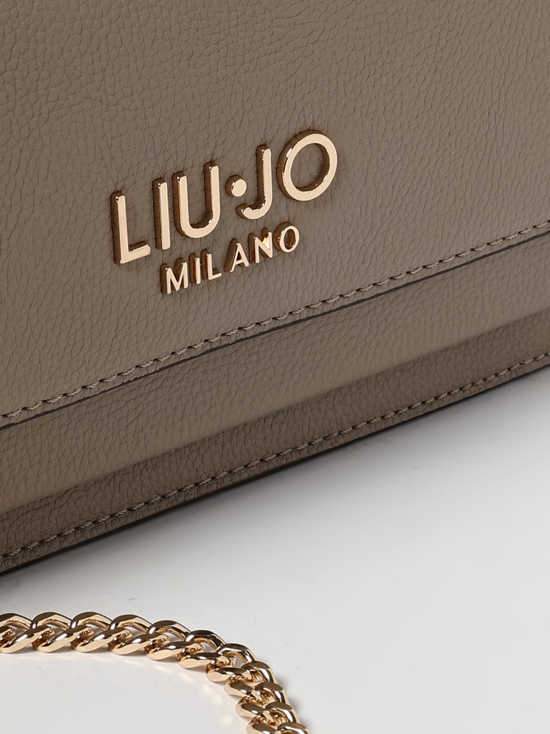 LIU JO BORSA MINI: Borsa Liu Jo in pelle sintetica , Beige - Img 3