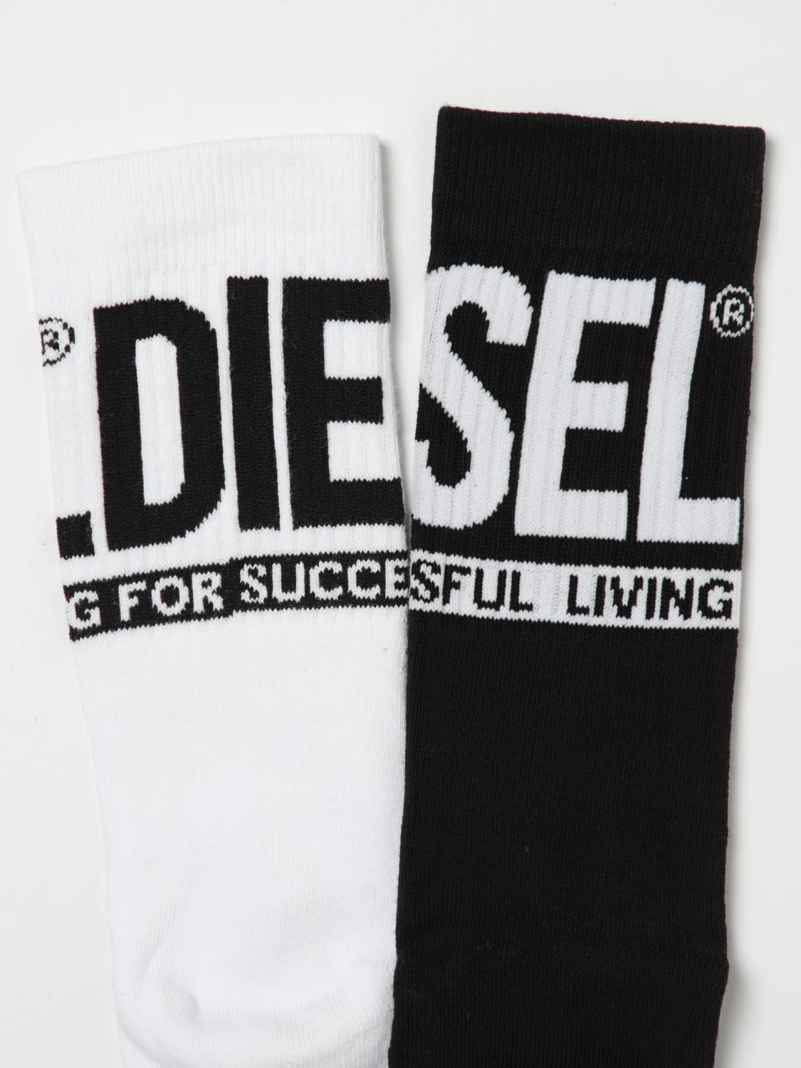 DIESEL ソックス: ソックス ボーイ Diesel, ブラック - Img 2