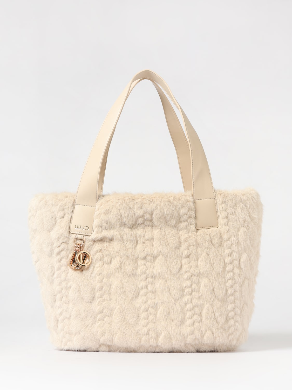 LIU JO TOTE BAG: Handbag woman Liu Jo, Beige - Img 1