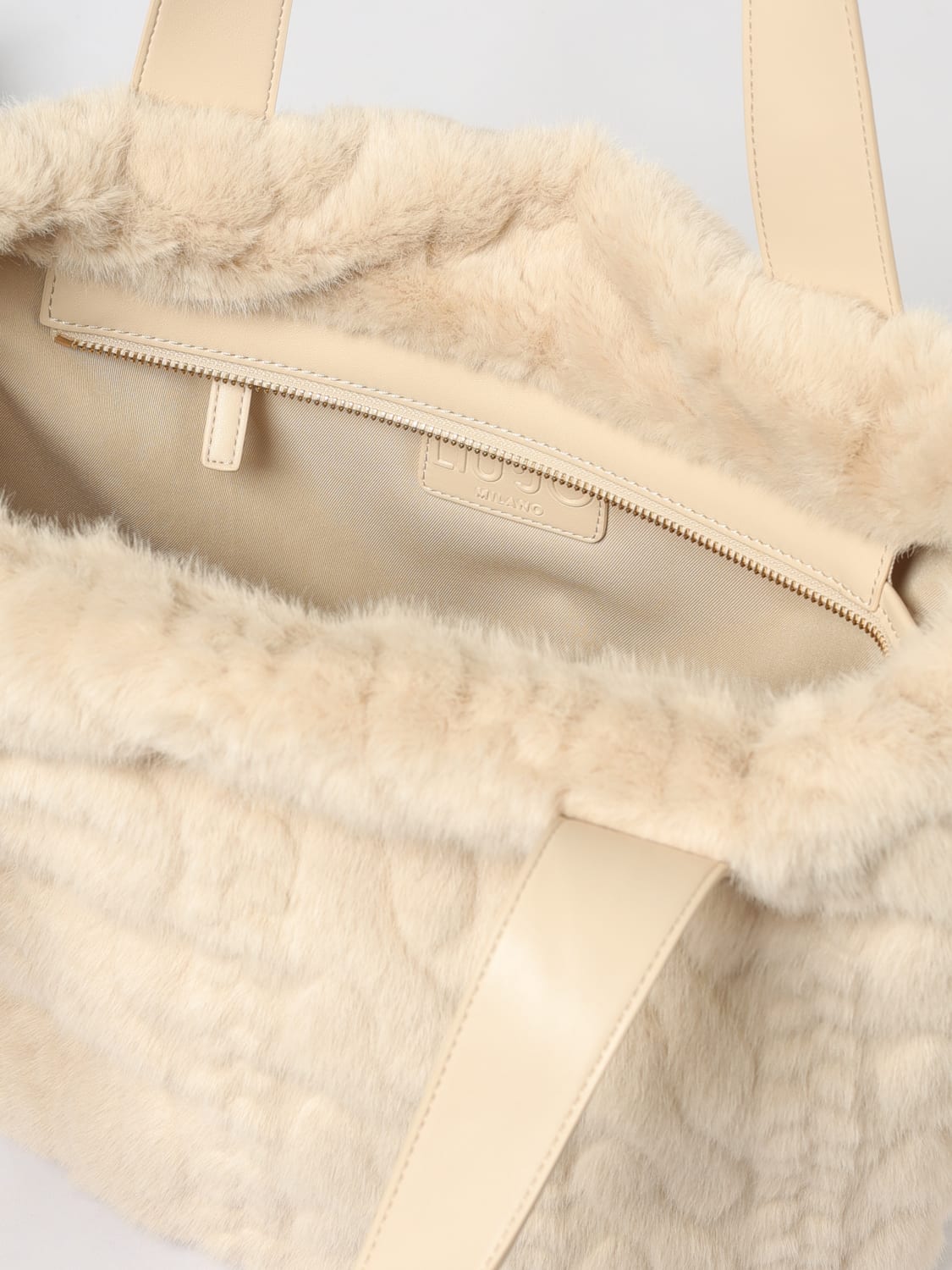 LIU JO TOTE BAG: Handbag woman Liu Jo, Beige - Img 3