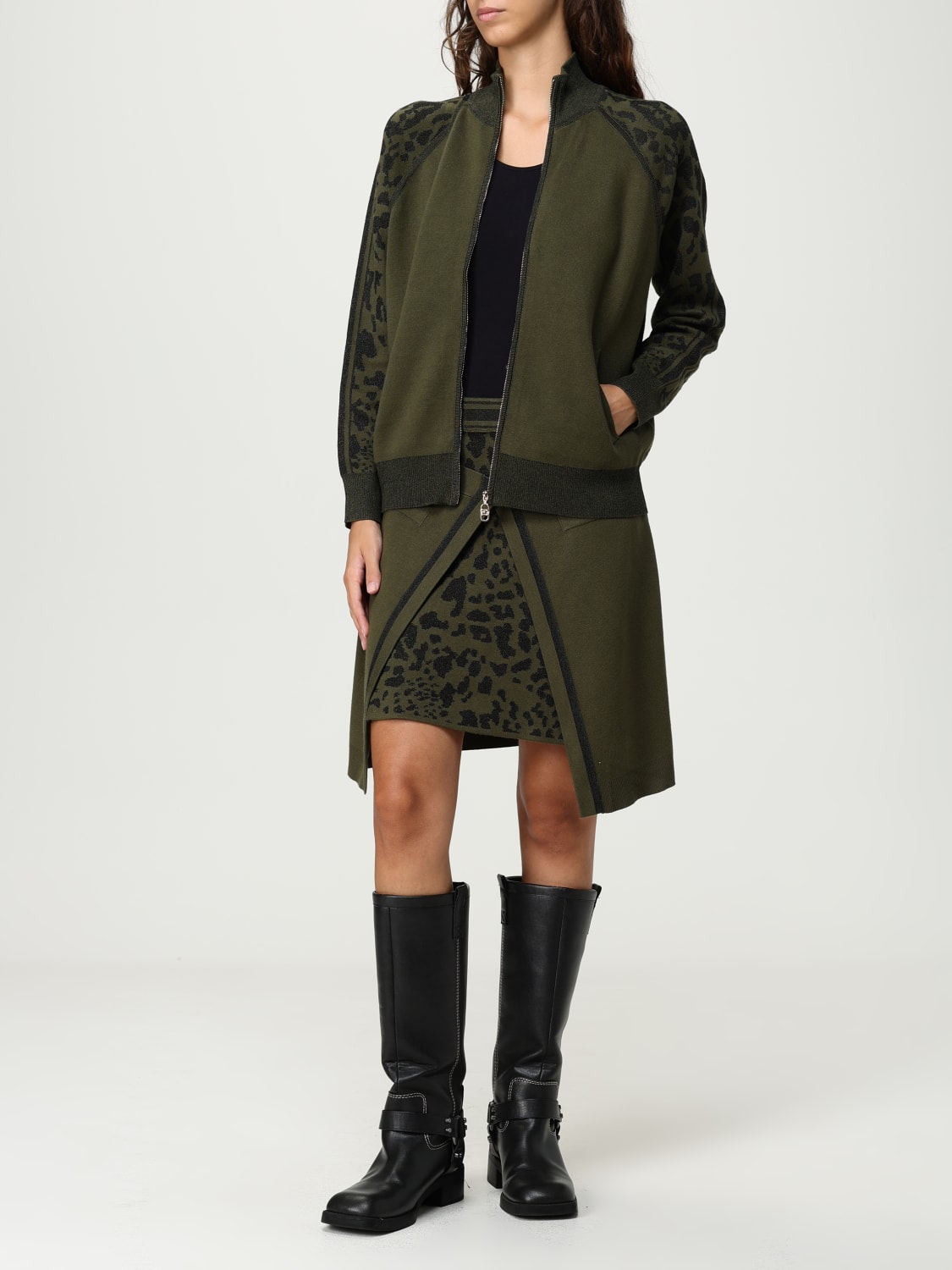 LIU JO 毛衣: 毛衣 女士 Liu Jo, 绿色 - Img 2