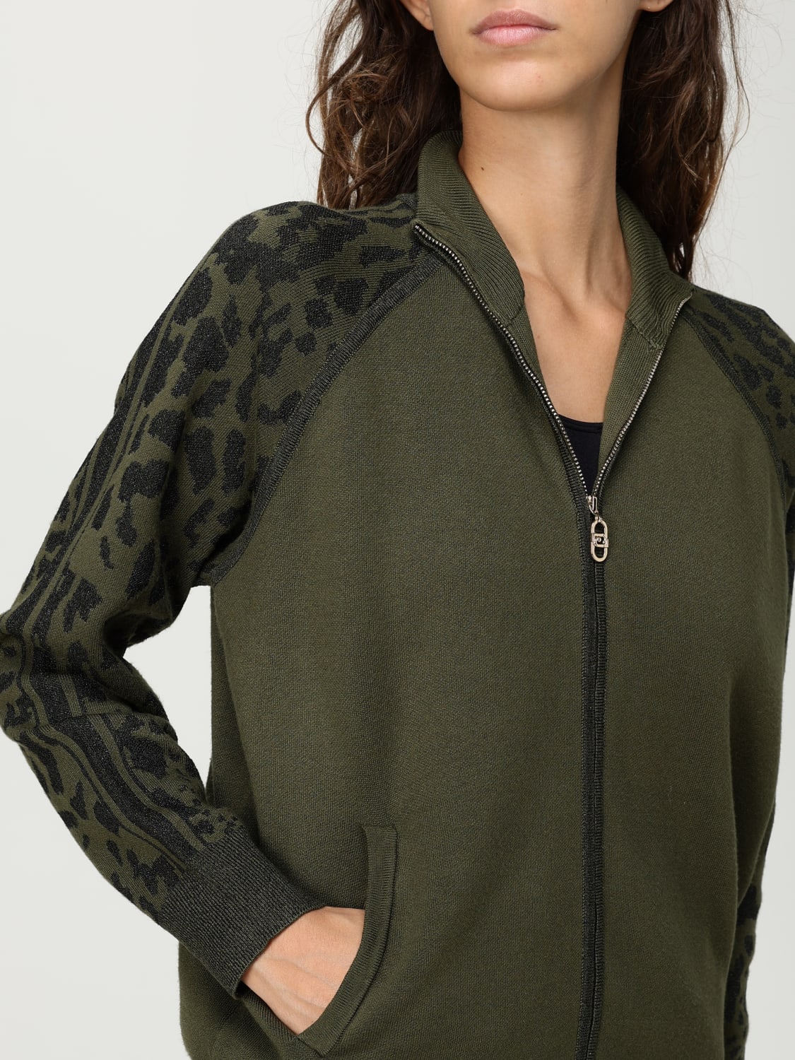 LIU JO 毛衣: 毛衣 女士 Liu Jo, 绿色 - Img 5