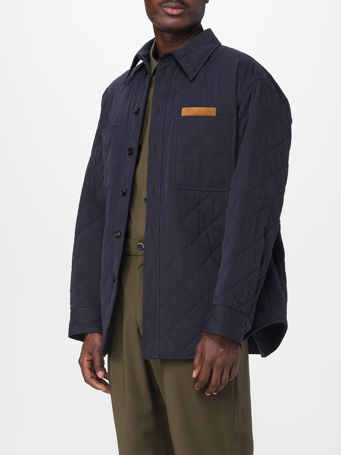 BOTTEGA VENETA JACKET: Shirt men Bottega Veneta, Blue - Img 4