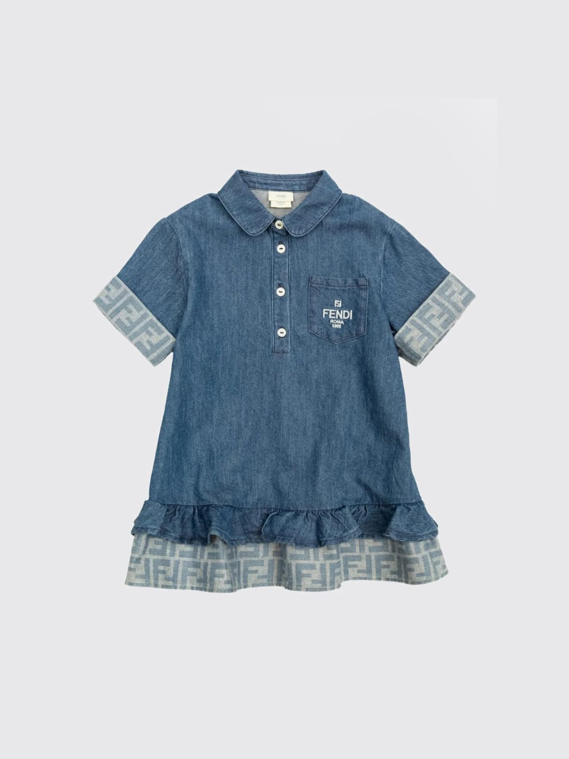 FENDI ROMPER: Tracksuits kids Fendi, Blue - Img 1