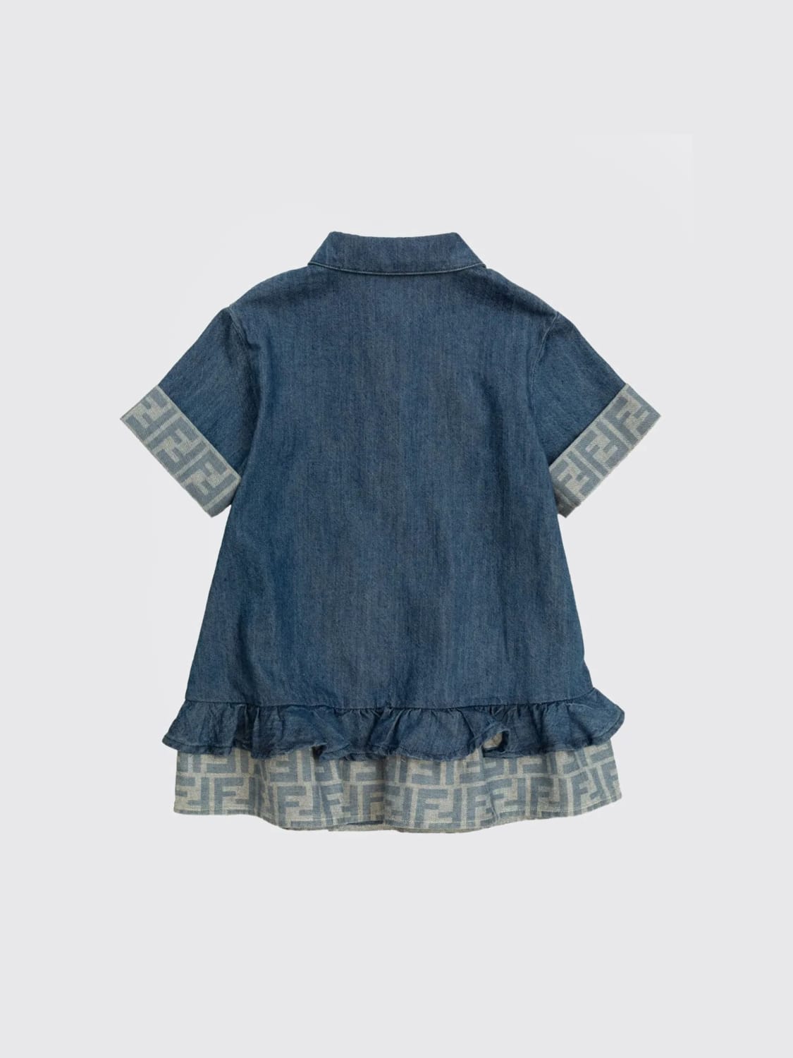 FENDI ROMPER: Tracksuits kids Fendi, Blue - Img 2
