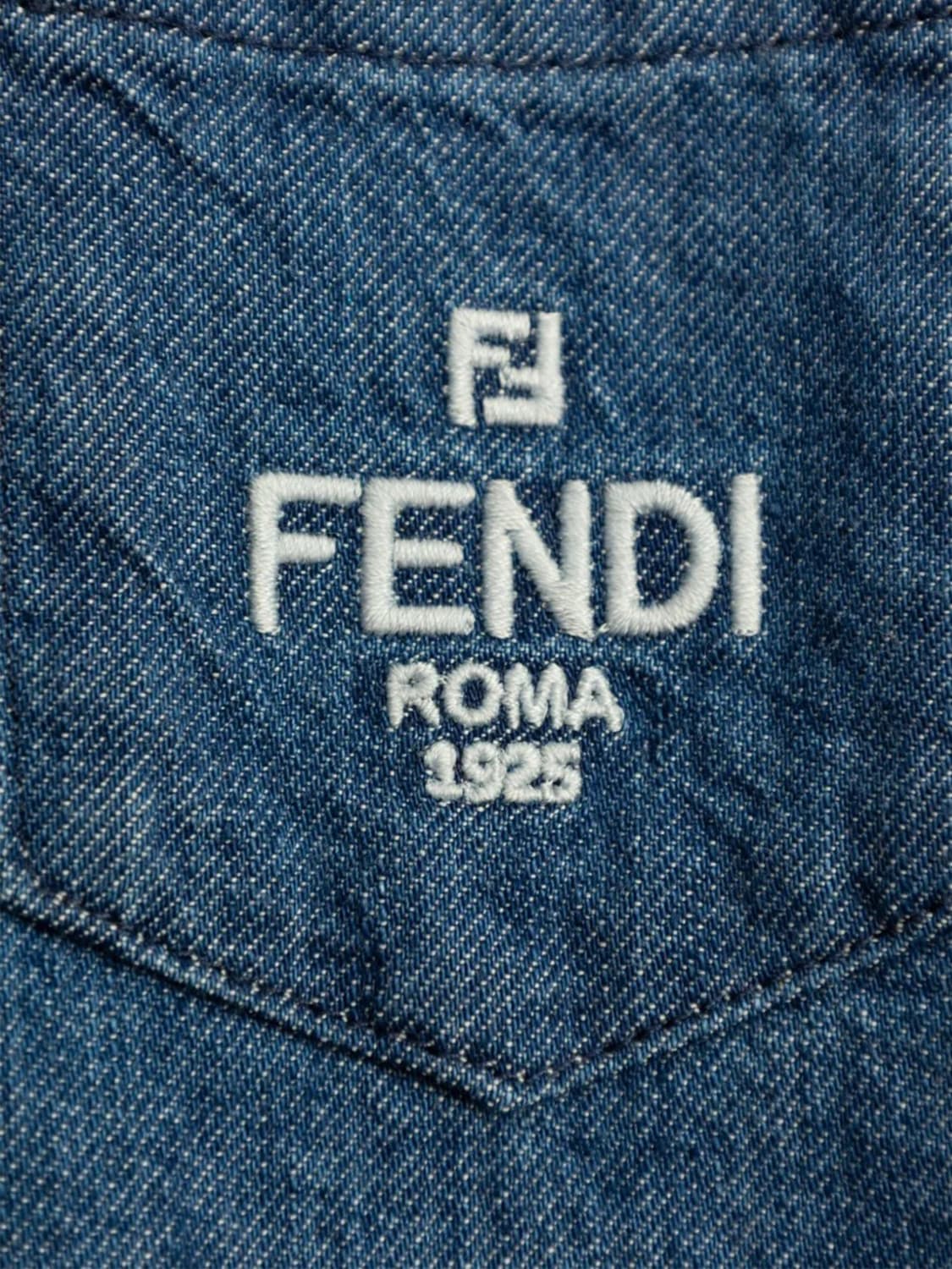 FENDI ROMPER: Tracksuits kids Fendi, Blue - Img 3