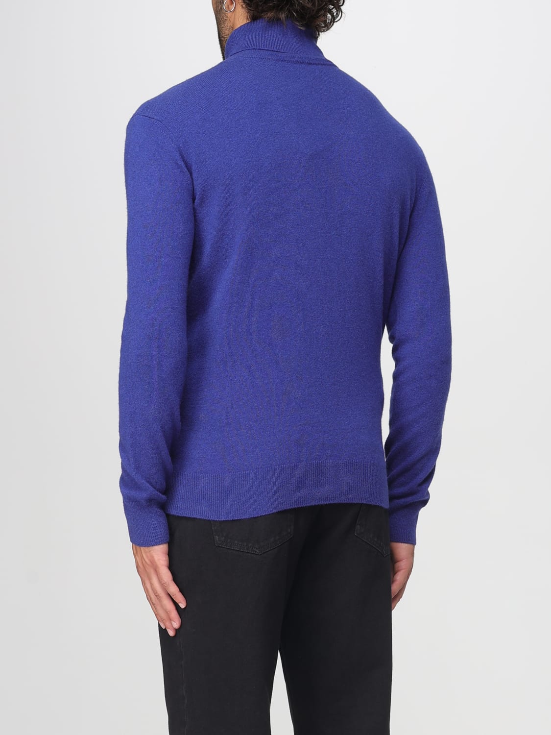 SAINT LAURENT 스웨터: 스웨트셔츠 남성 Saint Laurent, 블루 - Img 3