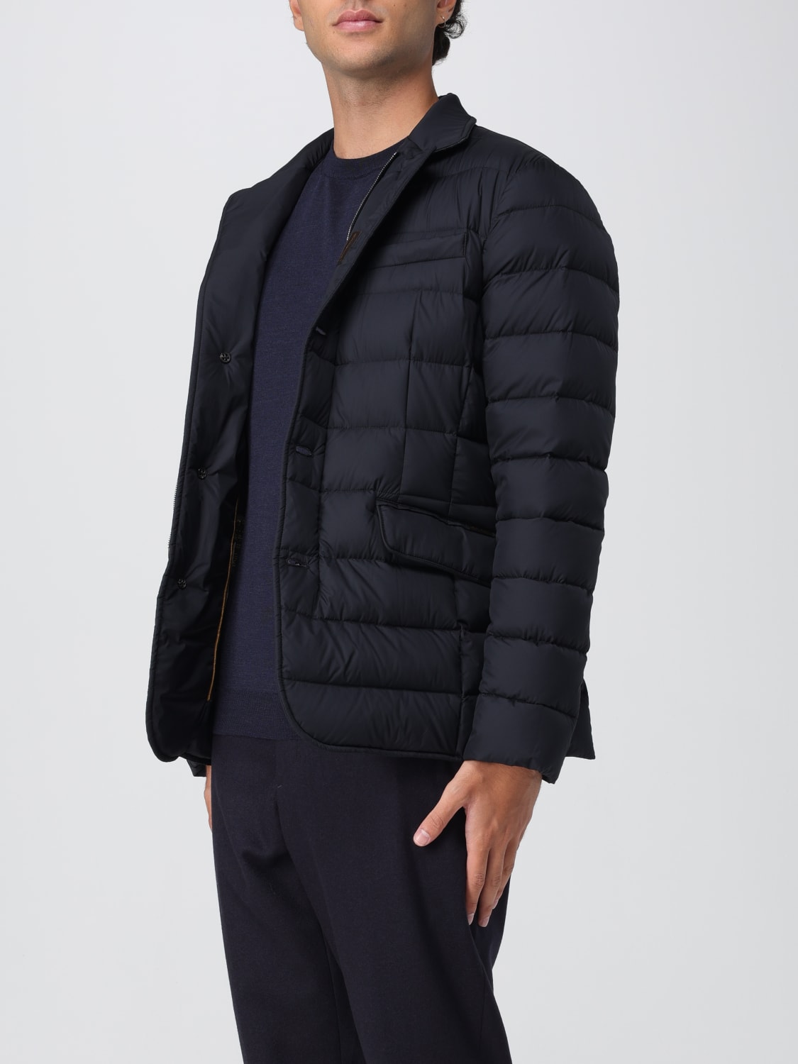 MOORER GIACCA: Giubbotto Moorer in nylon trapuntato , Blue - Img 3