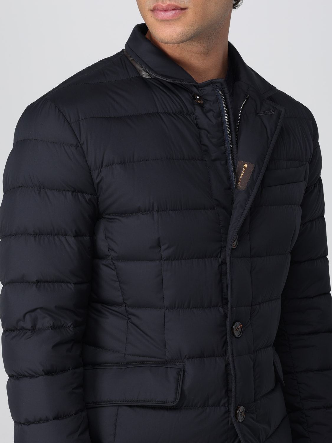 MOORER GIACCA: Giubbotto Moorer in nylon trapuntato , Blue - Img 4