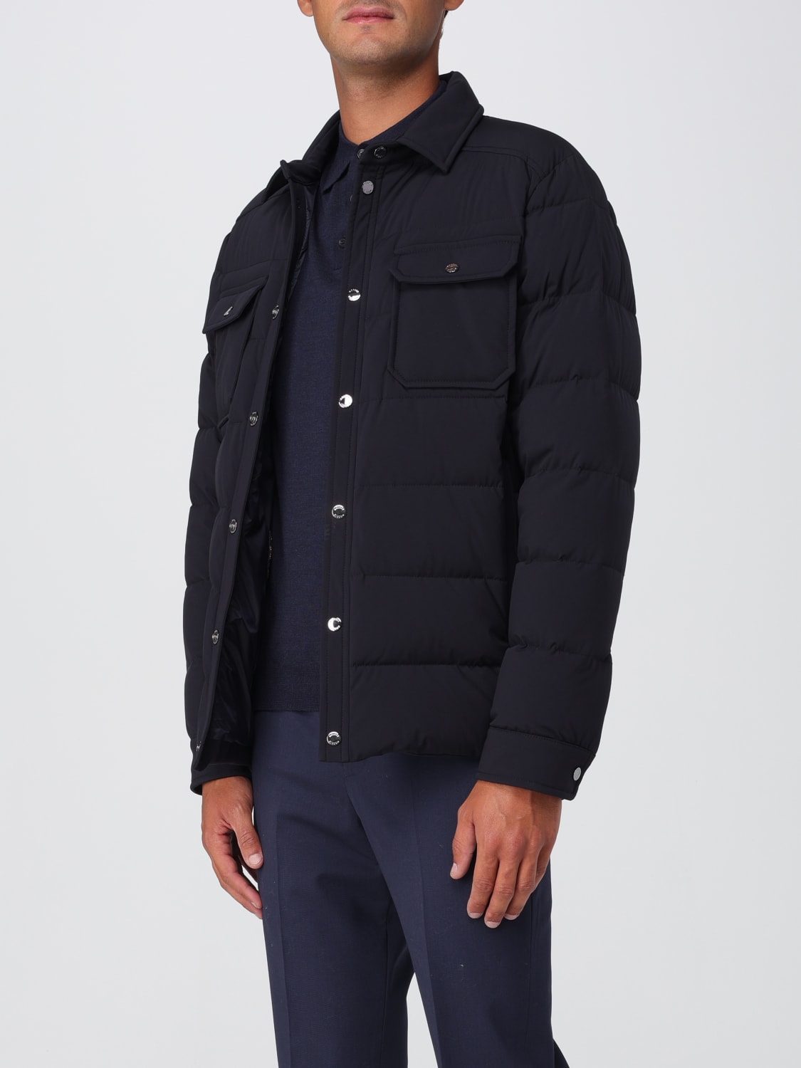 MOORER JACKET: Jacket men Moorer, Blue - Img 3
