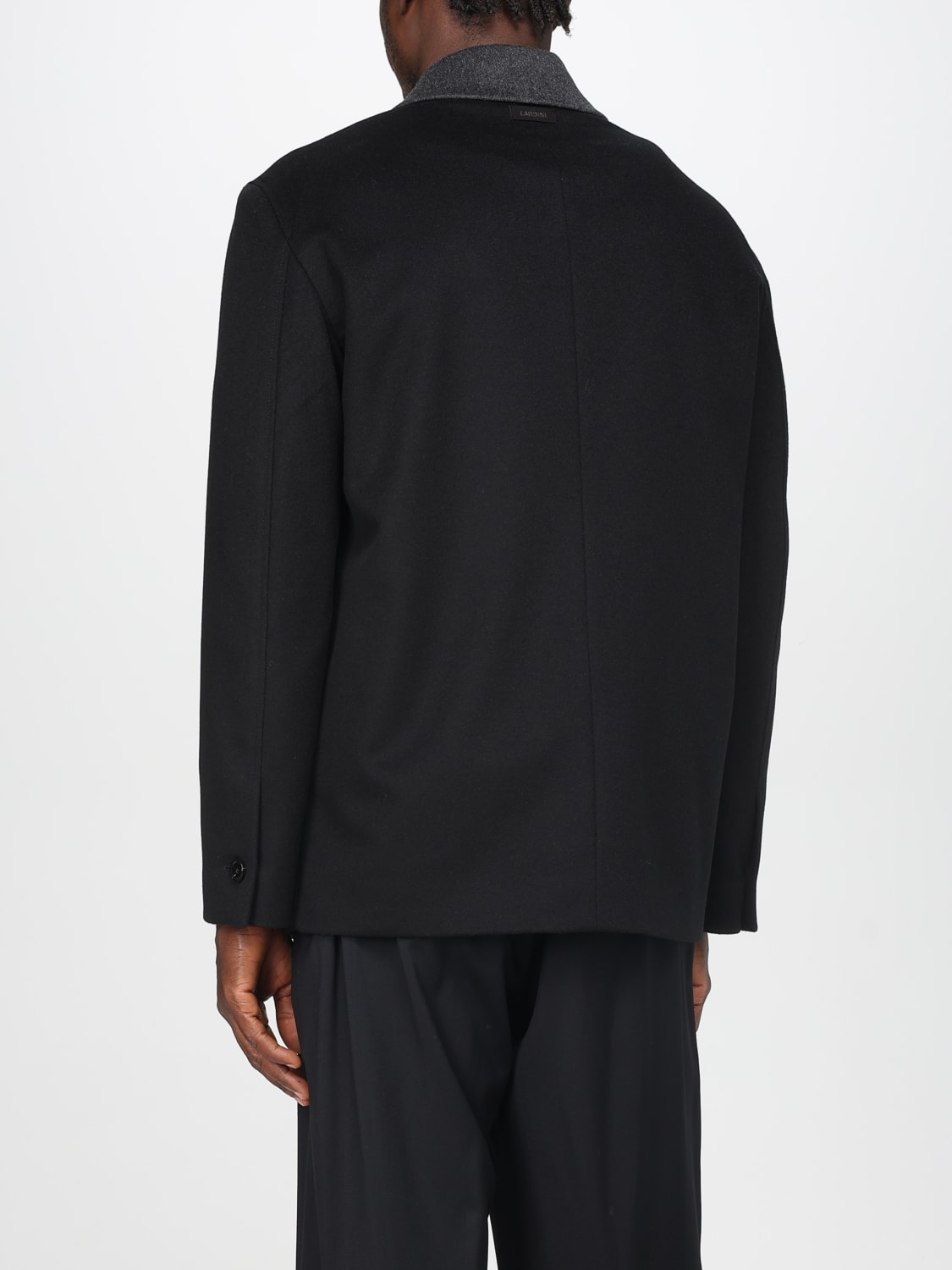 LARDINI COAT: Jacket men Lardini, Black - Img 2