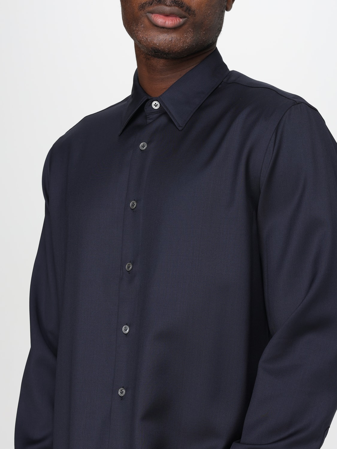 LARDINI SHIRT: Shirt men Lardini, Blue - Img 3