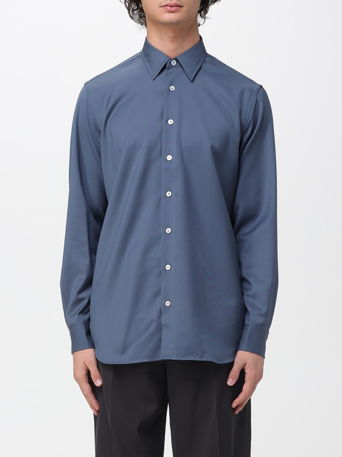 LARDINI SHIRT: Shirt men Lardini, Navy - Img 1