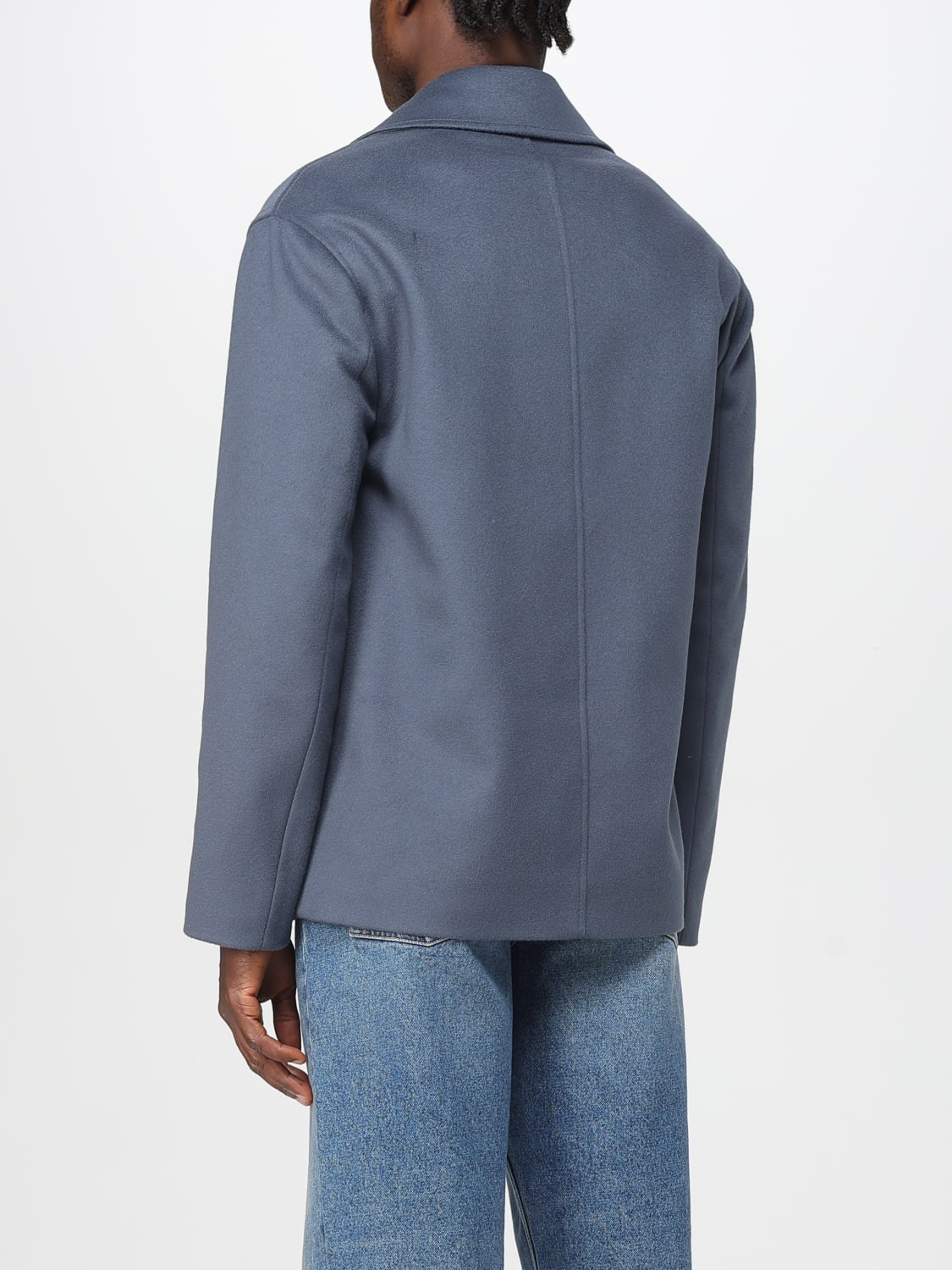 LARDINI コート: ジャケット メンズ Lardini, ブルー - Img 2