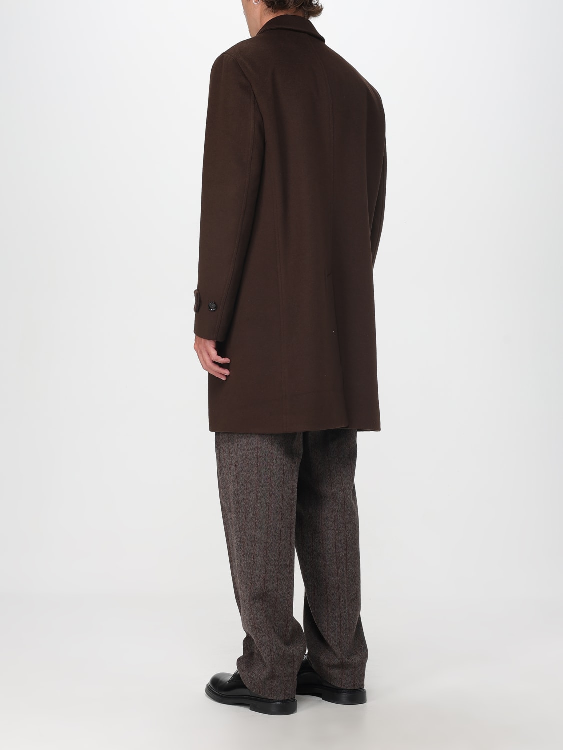 LARDINI COAT: Jacket men Lardini, Brown - Img 2