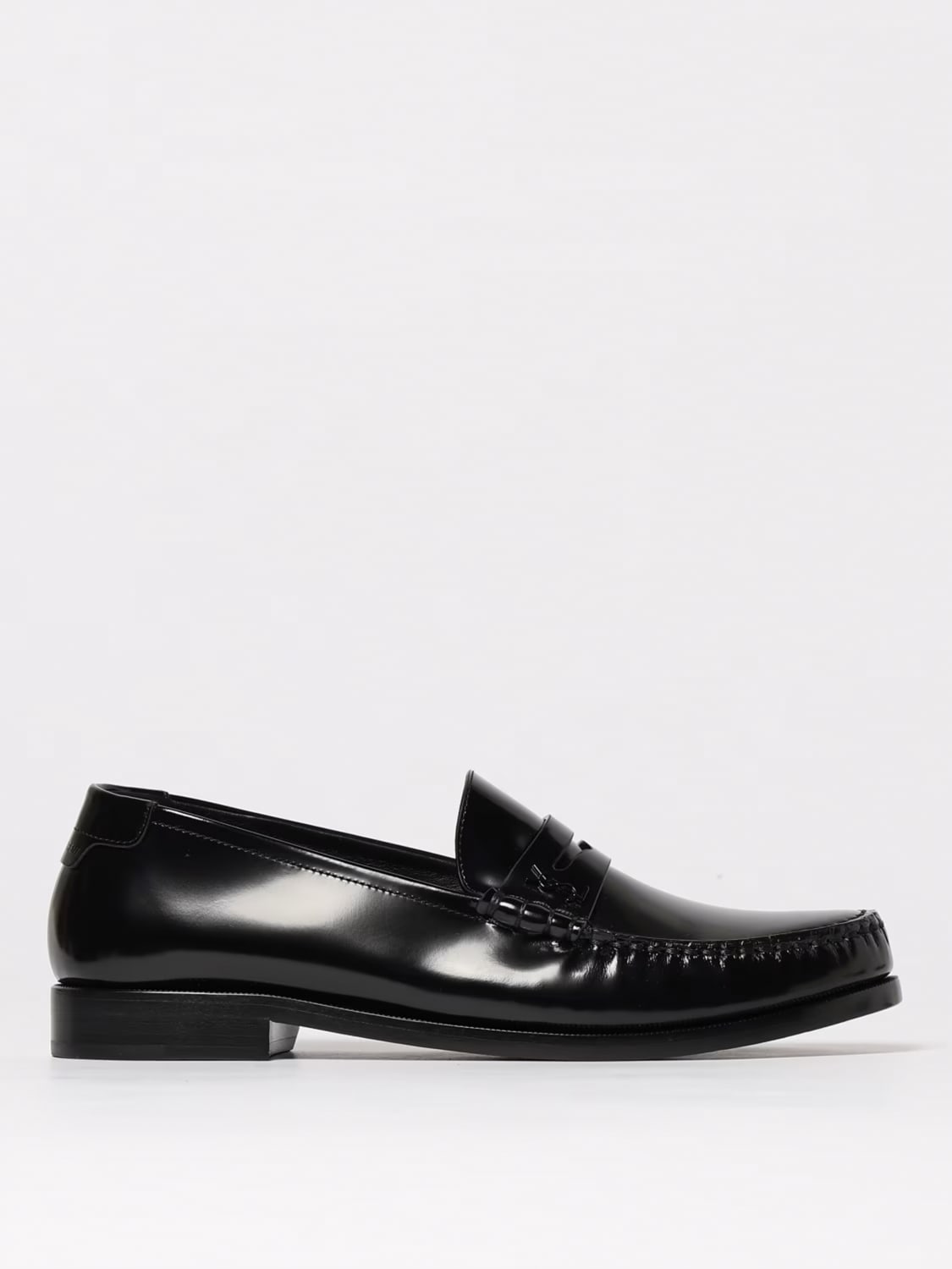 SAINT LAURENT MOCASINES: Zapatos hombre Saint Laurent, Negro - Img 1