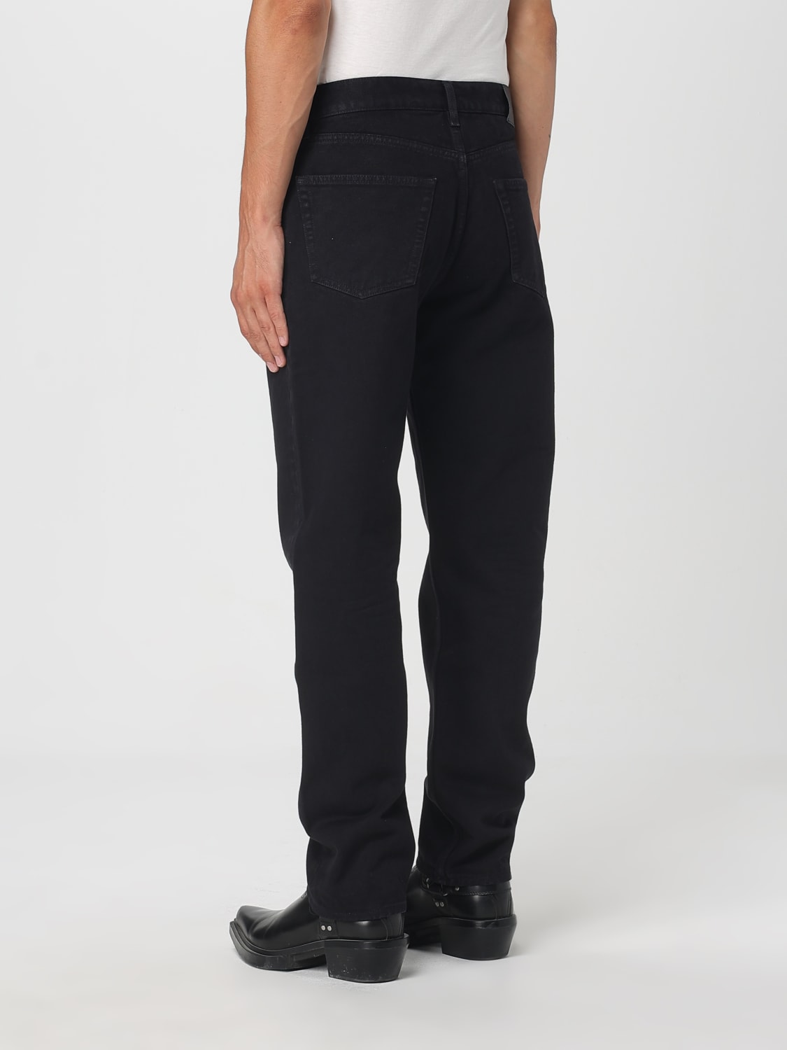 SAINT LAURENT JEANS: Pants men Saint Laurent, Black - Img 3