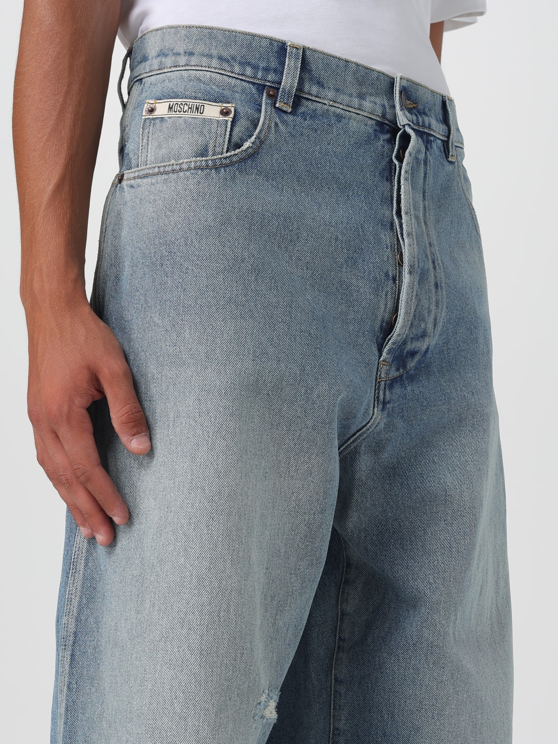 MOSCHINO COUTURE JEANS: Jeans men Moschino Couture, Blue - Img 5