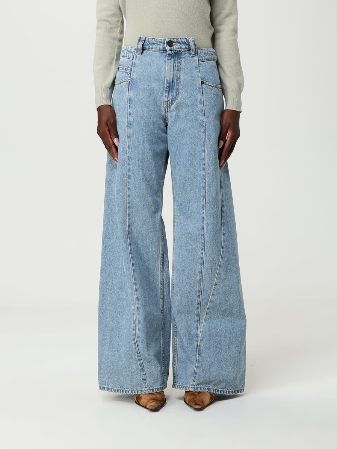 MAISON MARGIELA JEANS: Jeans woman Maison Margiela, Gnawed Blue - Img 1