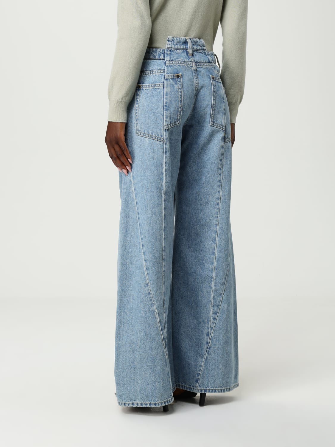 MAISON MARGIELA JEANS: Jeans woman Maison Margiela, Gnawed Blue - Img 3