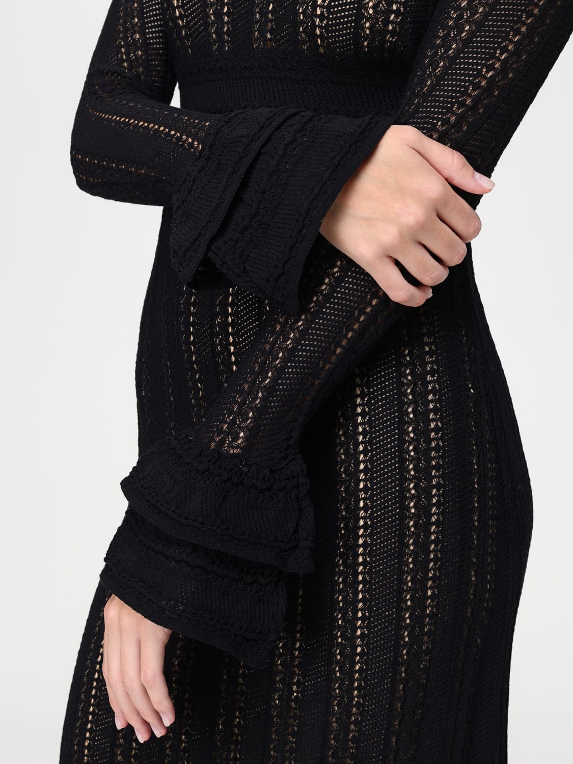 TWINSET DRESS: Dress woman Twinset, Black - Img 3