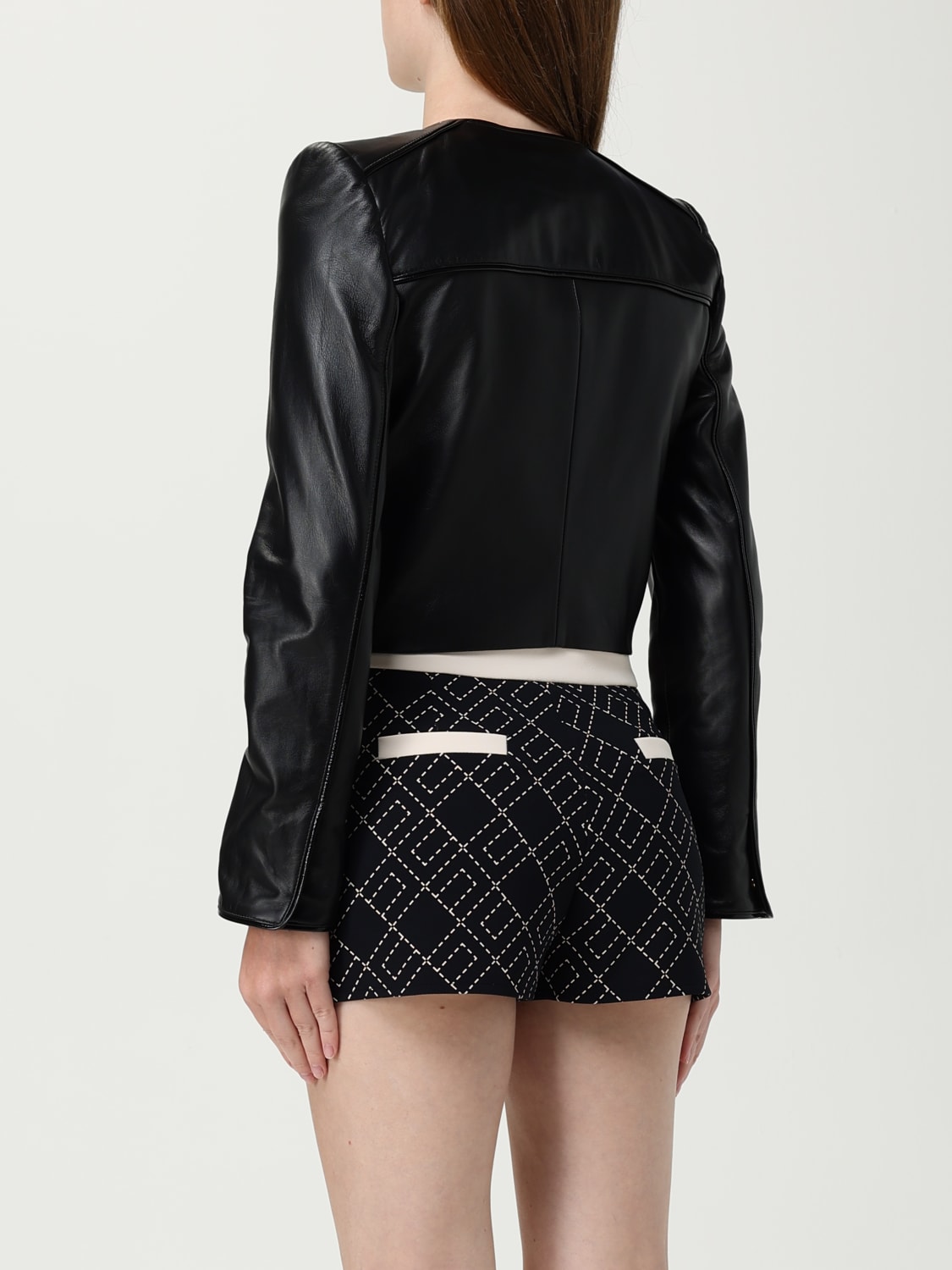 ELISABETTA FRANCHI JACKET: Blazer woman Elisabetta Franchi, Black - Img 2