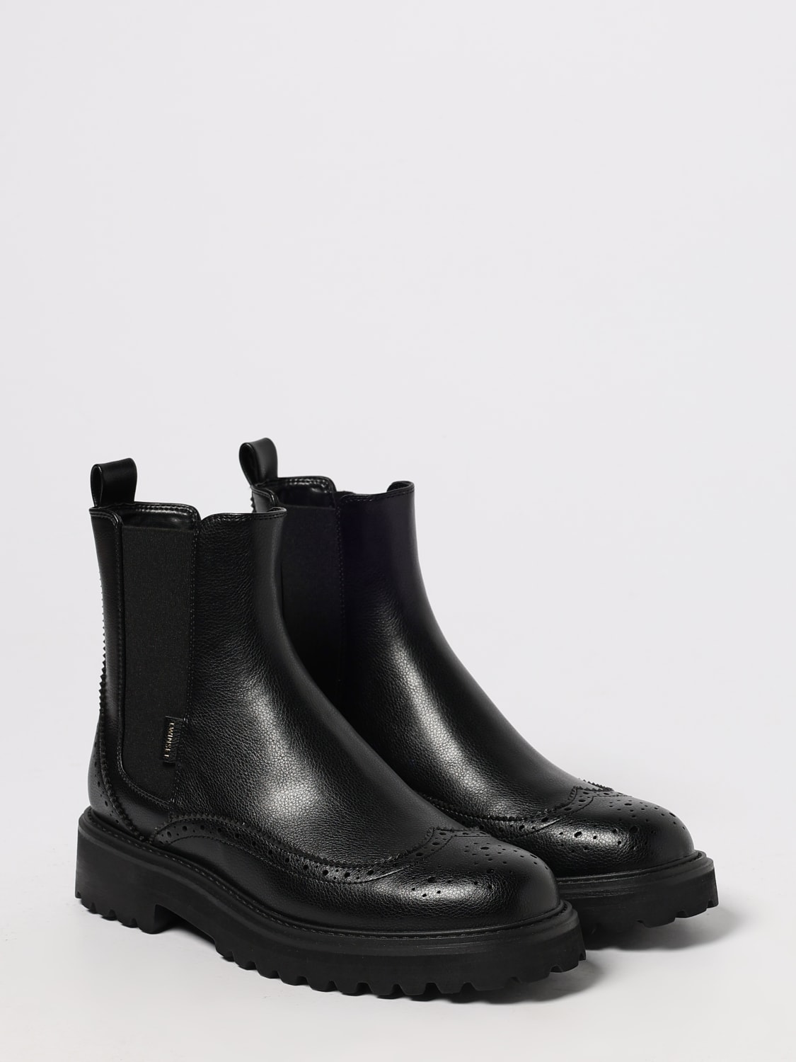 TWINSET BOOTS: Flat ankle boots woman Twinset, Black - Img 2