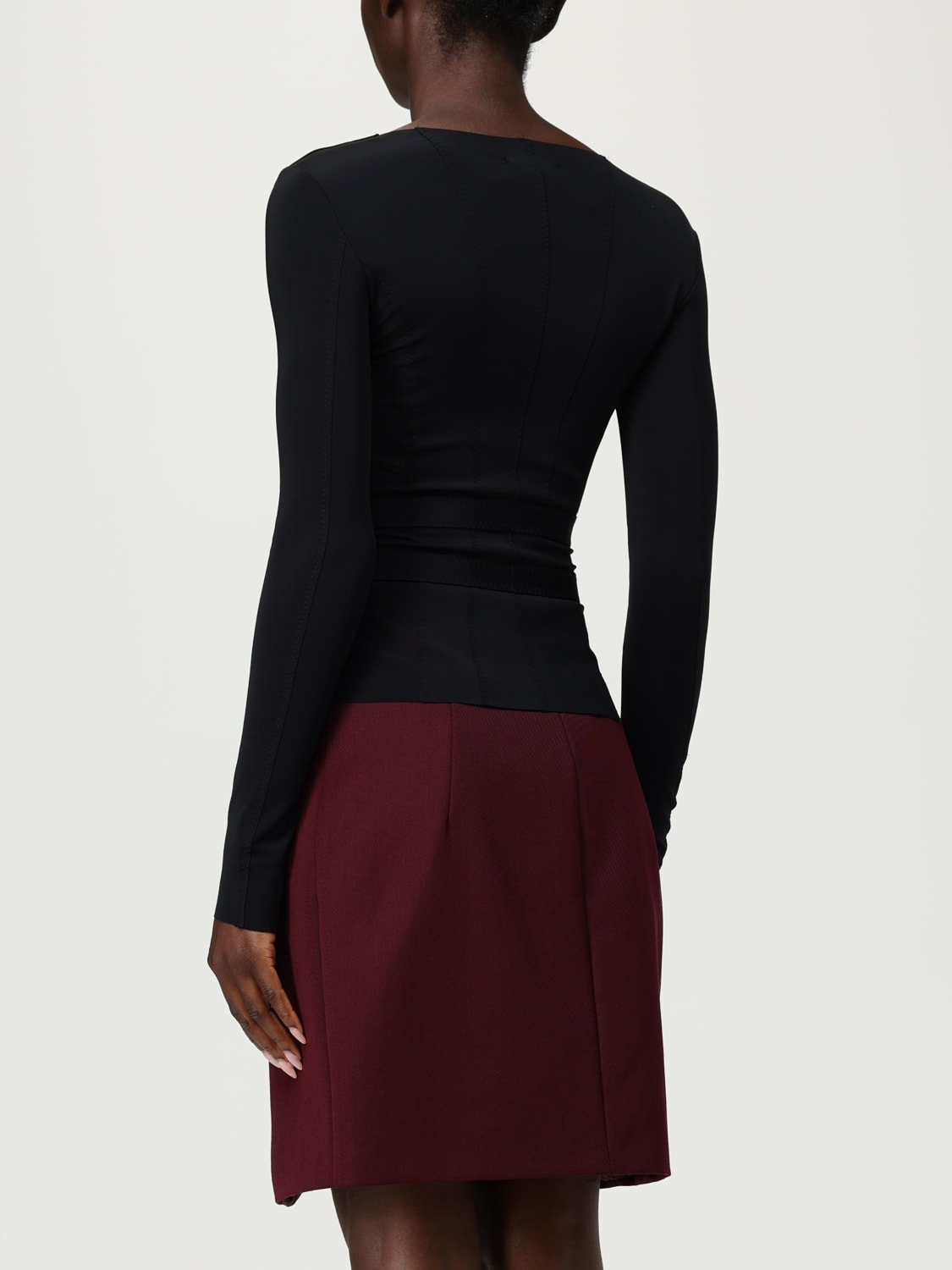 ELISABETTA FRANCHI JACKET: Blazer woman Elisabetta Franchi, Black - Img 2