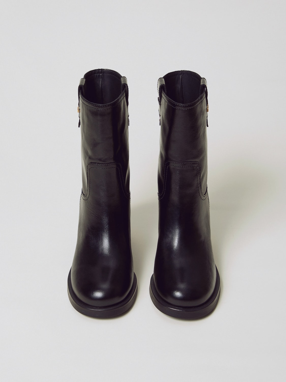 TWINSET BOOTS: Flat ankle boots woman Twinset, Black - Img 4