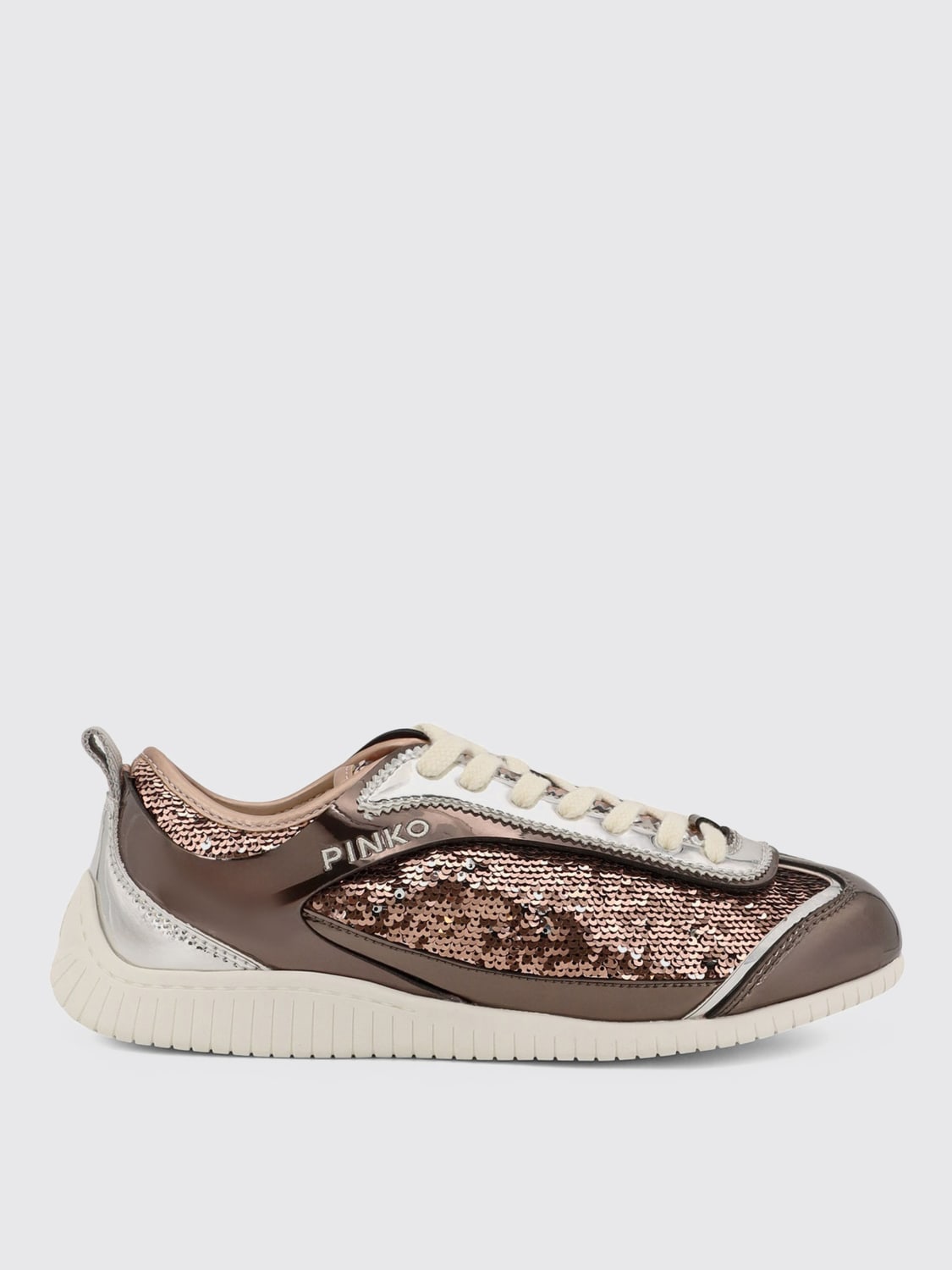 PINKO SNEAKERS: Sneakers woman Pinko, Brown - Img 1
