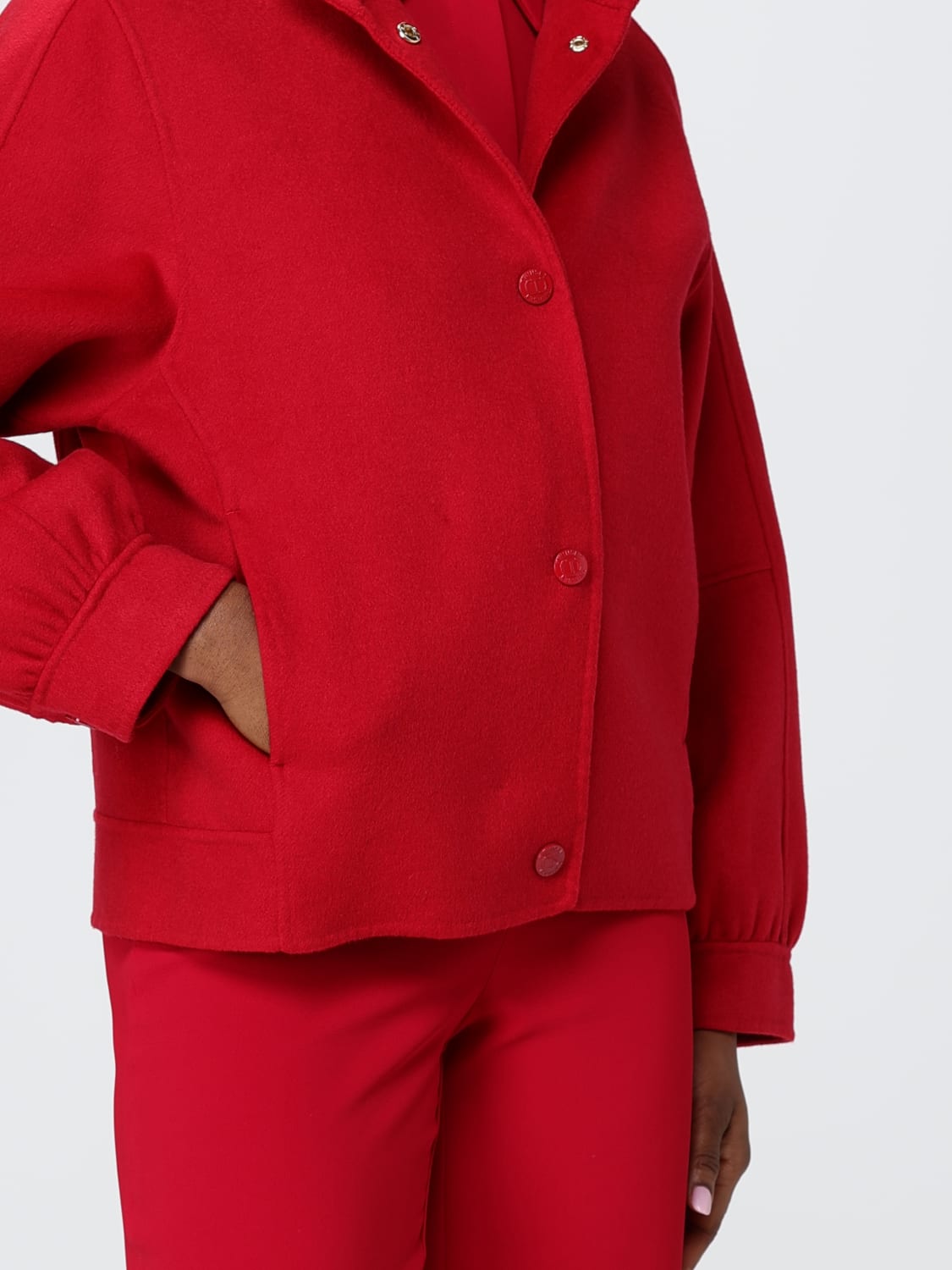 TWINSET JACKET: Jacket woman Twinset, Red - Img 4