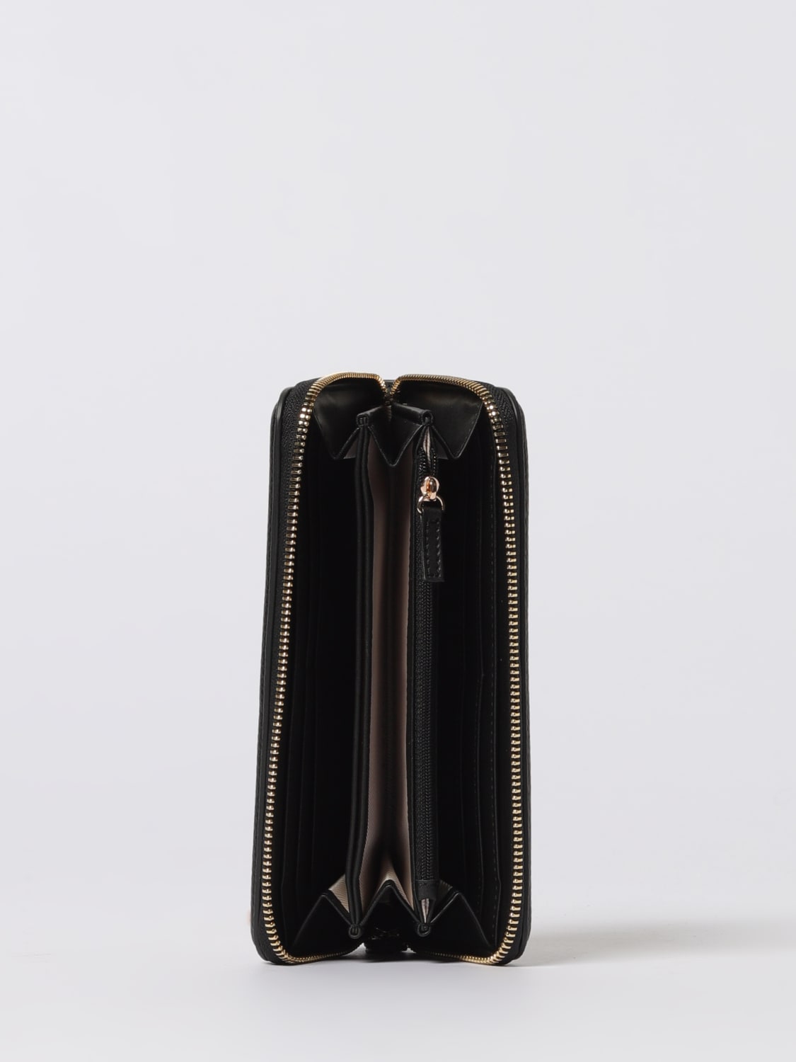 TWINSET PORTAFOGLIO: Portafoglio Twinset in pelle sintetica a grana , Nero - Img 2