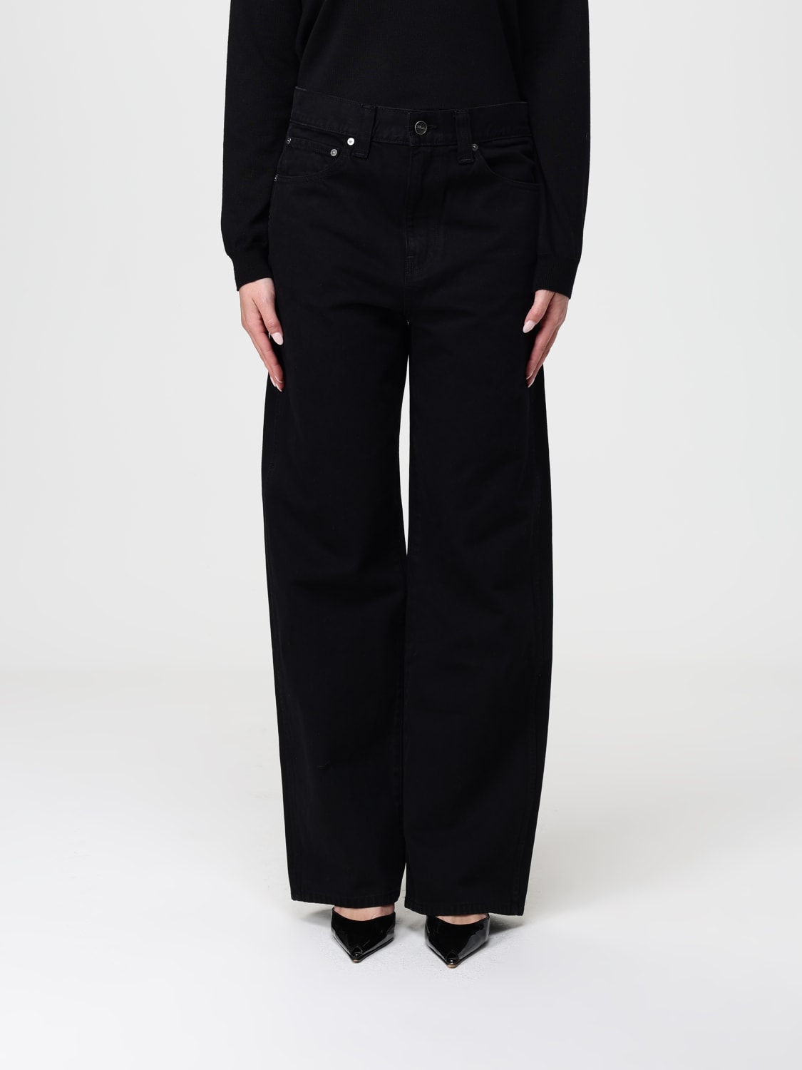 KHAITE JEANS: Jeans woman Khaite, Black - Img 1