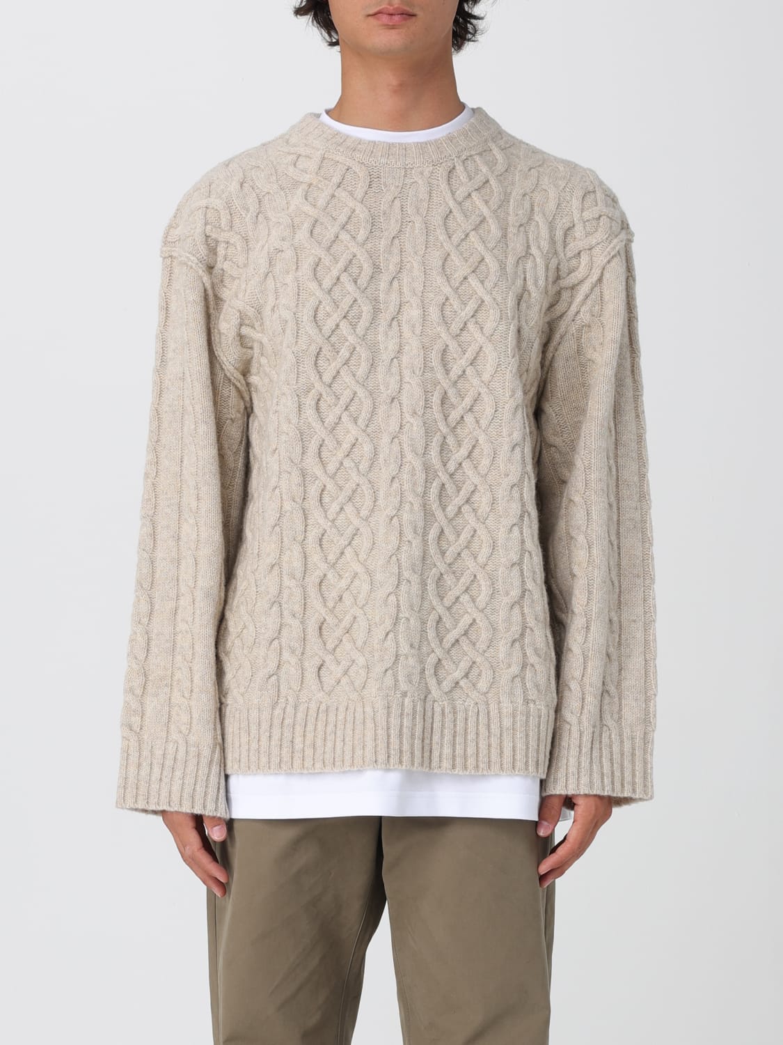 MOSCHINO COUTURE SWEATER: Sweater men Moschino Couture, White - Img 1
