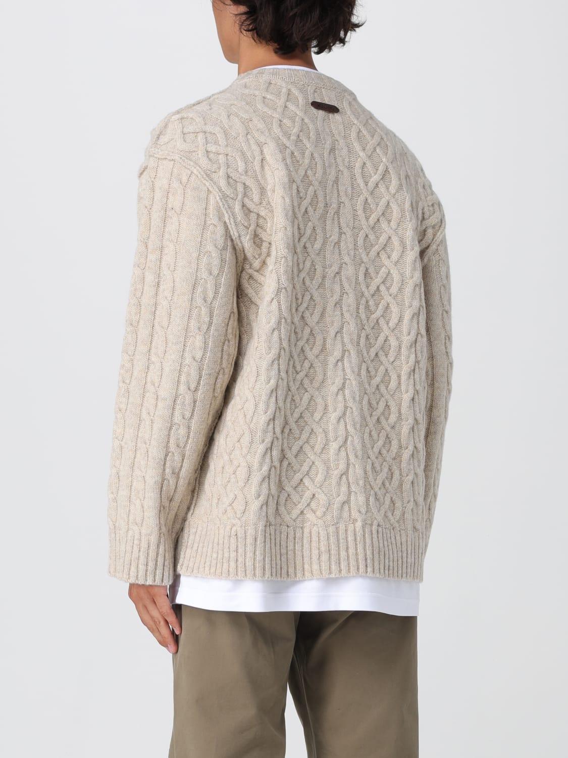 MOSCHINO COUTURE SWEATER: Sweater men Moschino Couture, White - Img 3