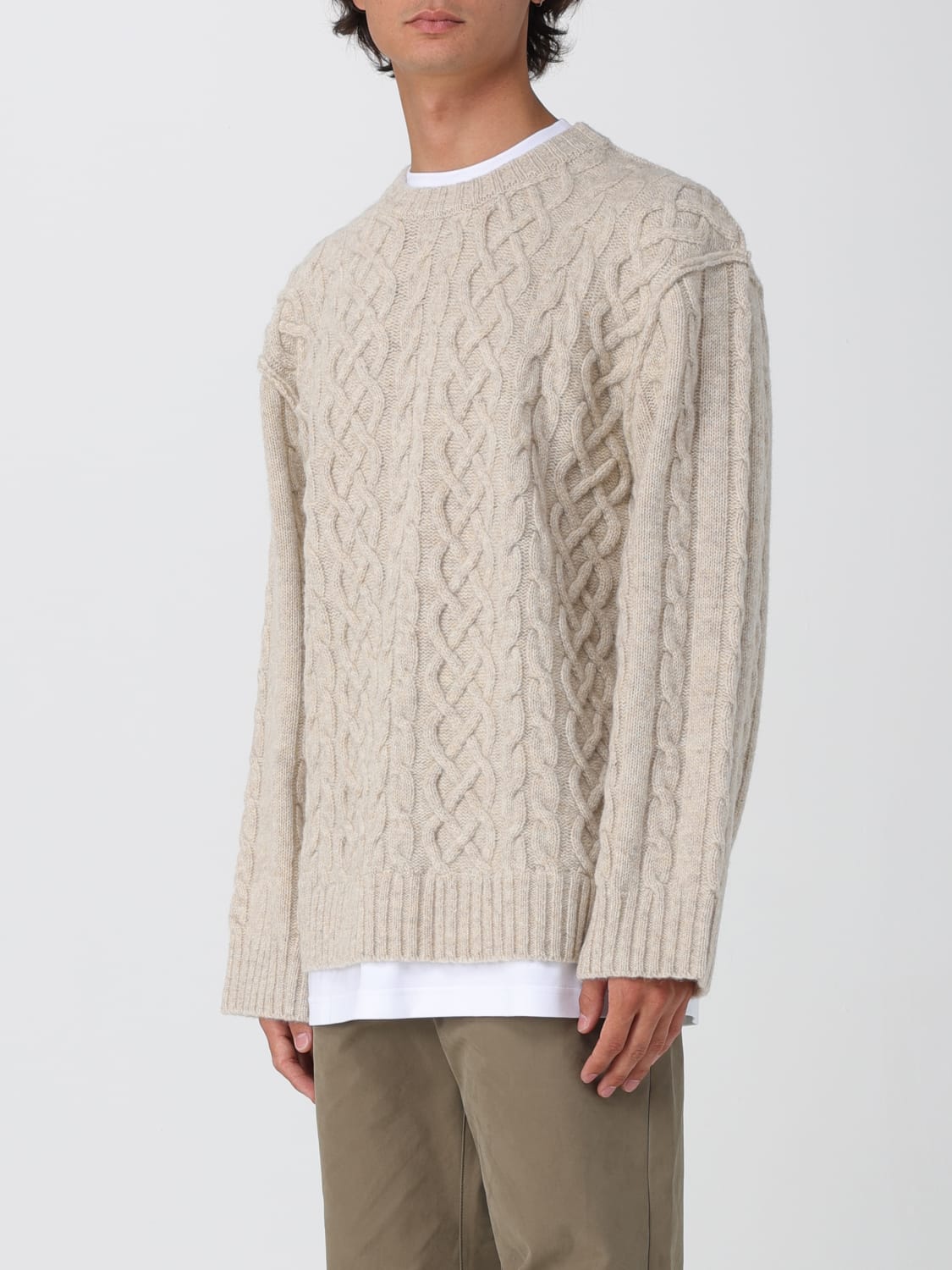 MOSCHINO COUTURE SWEATER: Sweater men Moschino Couture, White - Img 4